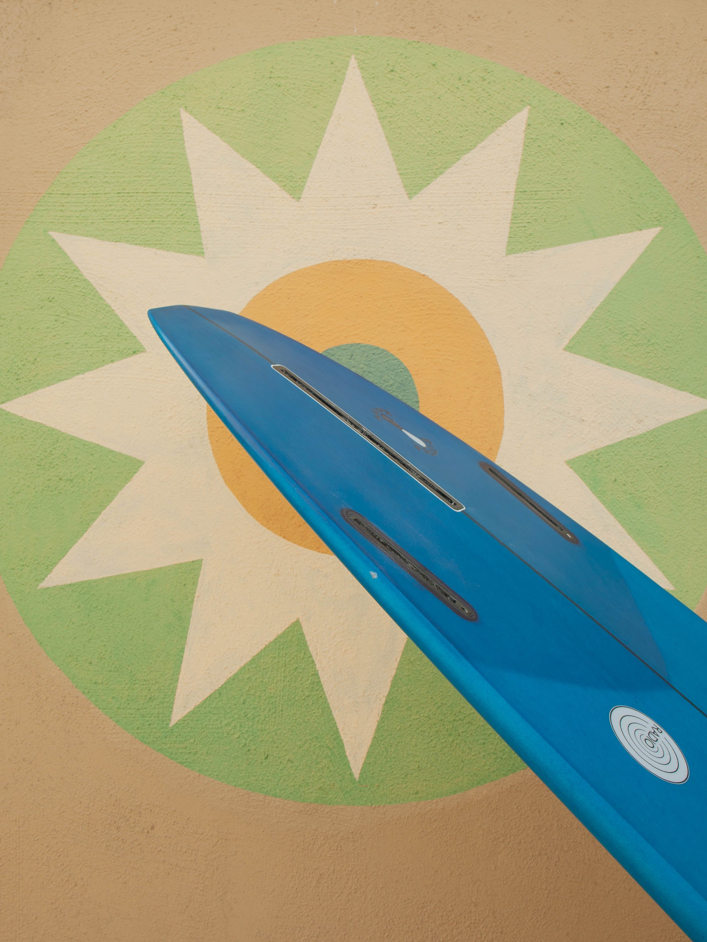 7'2 Radio Diamond Tail 2+1 - Denim - Mollusk Surf Shop - description