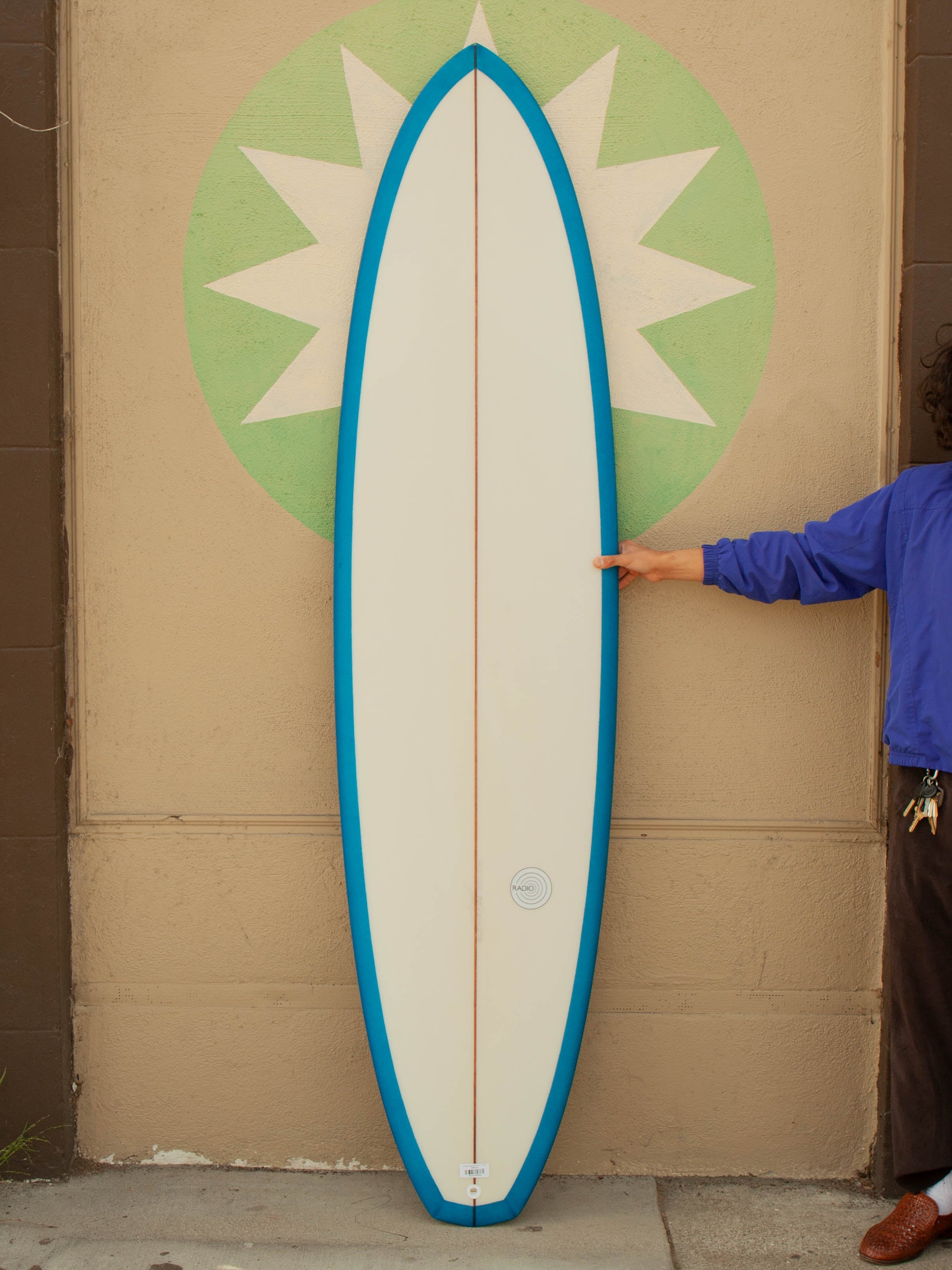 7'2 Radio Diamond Tail 2+1 - Denim - Mollusk Surf Shop