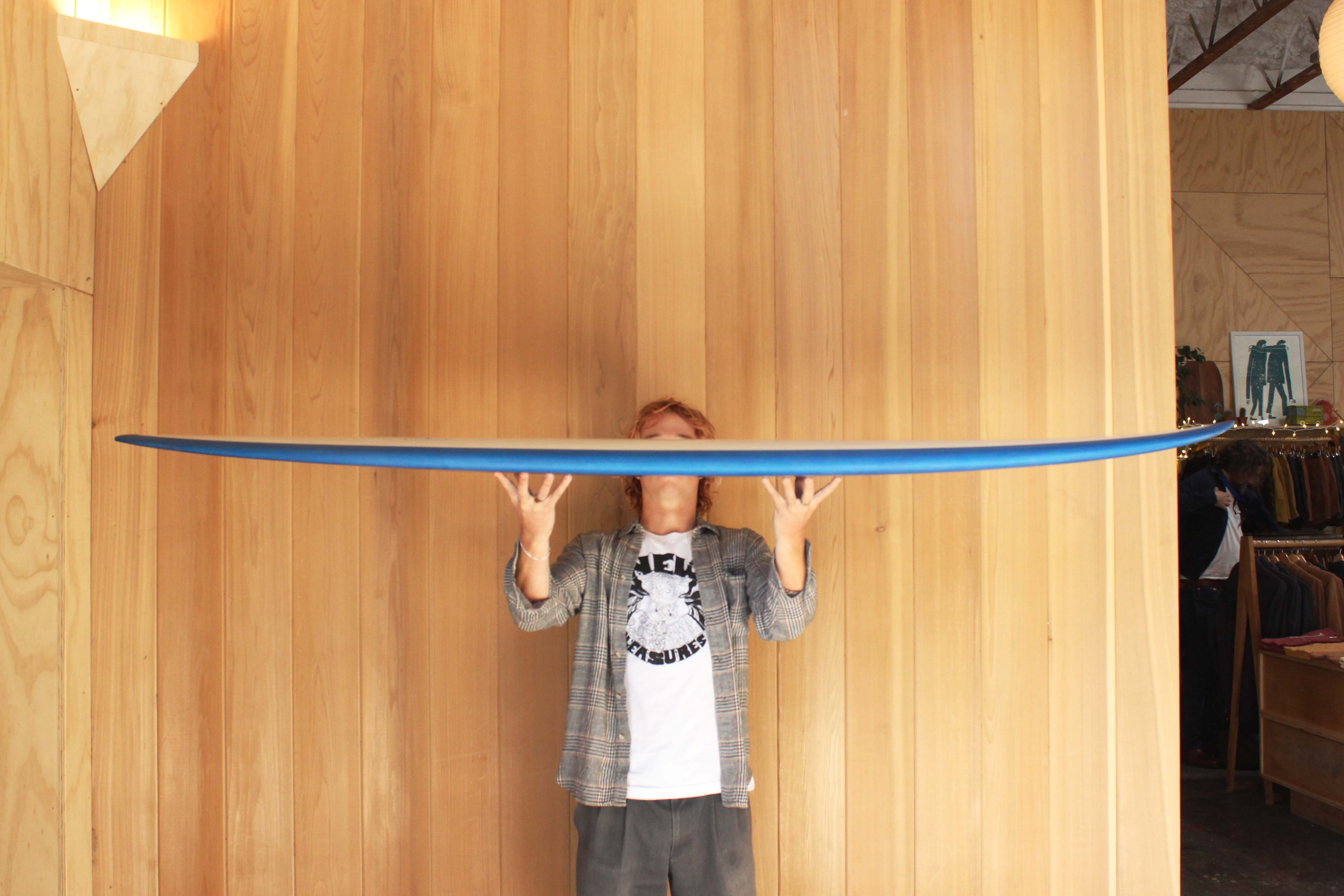 7'2 Radio Diamond Tail Egg 2+1 - Denim - Mollusk Surf Shop