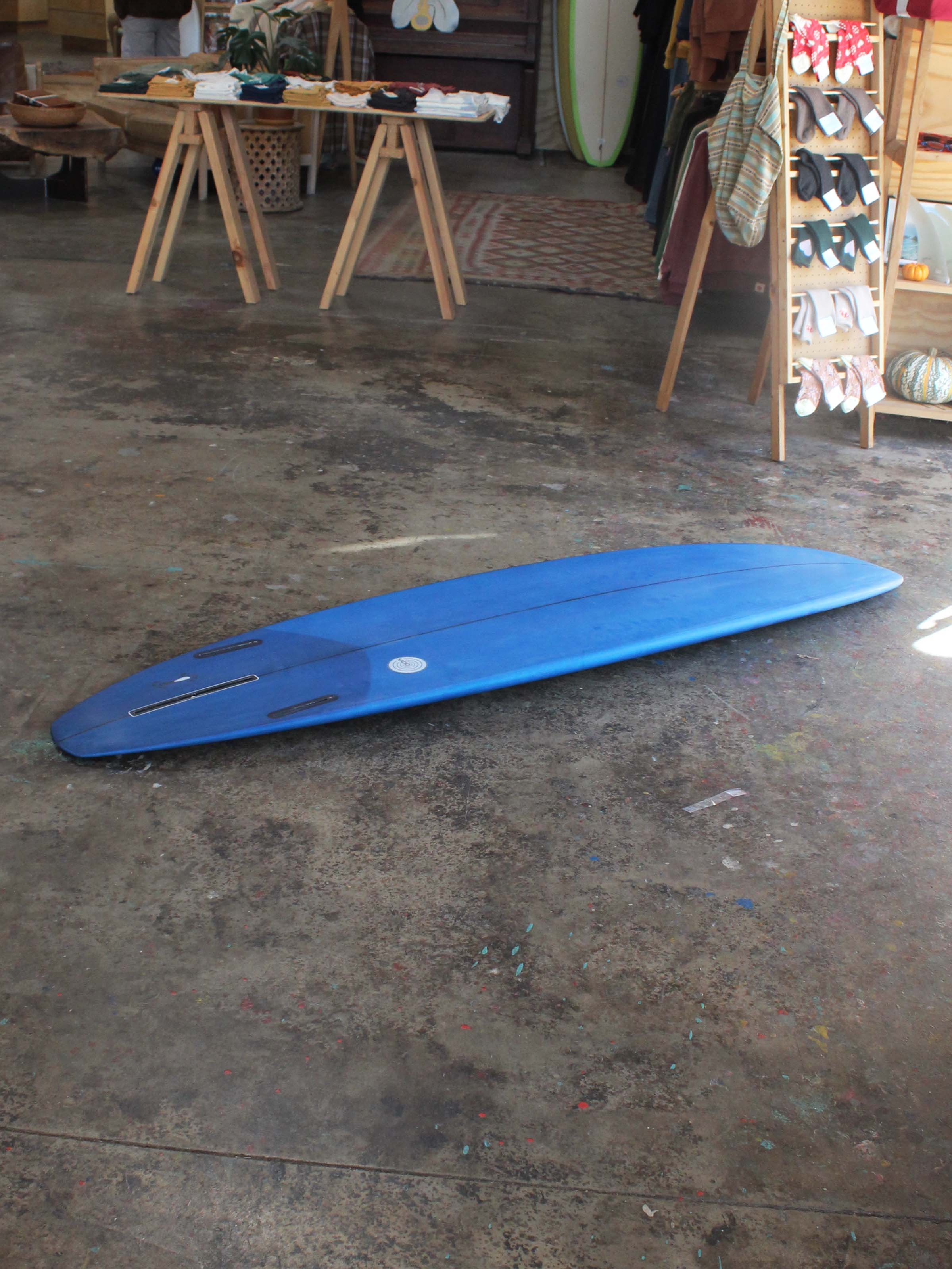 7'2 Radio Diamond Tail Egg 2+1 - Denim - Mollusk Surf Shop
