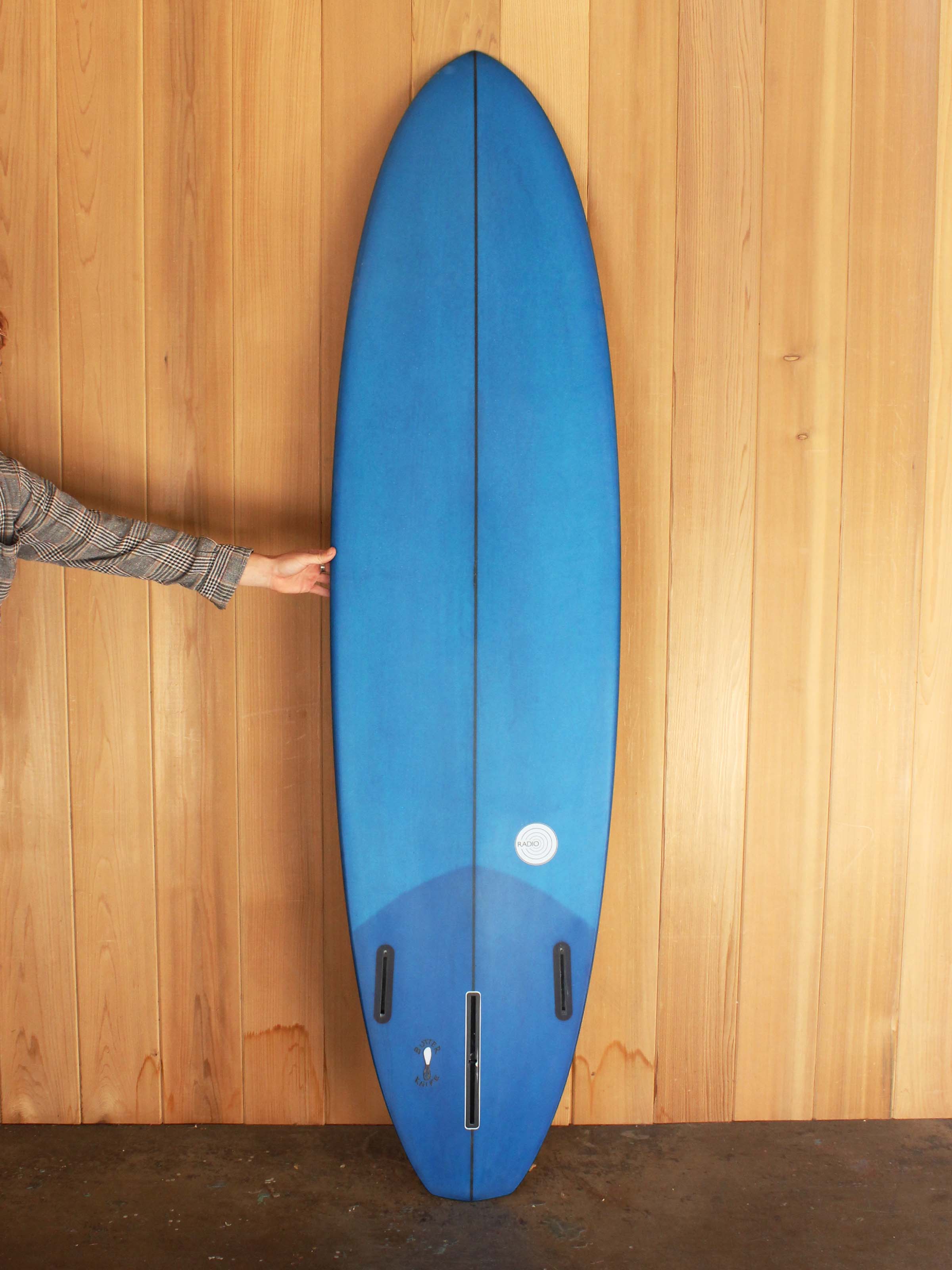 7'2 Radio Diamond Tail Egg 2+1 - Denim - Mollusk Surf Shop