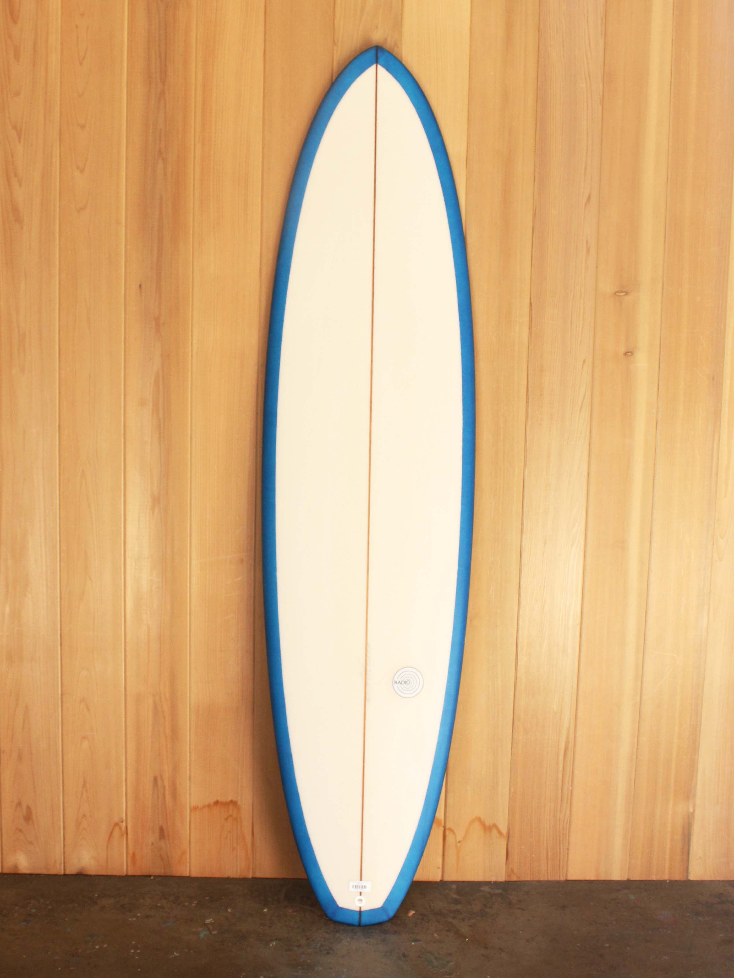 7'2 Radio Diamond Tail Egg 2+1 - Denim - Mollusk Surf Shop