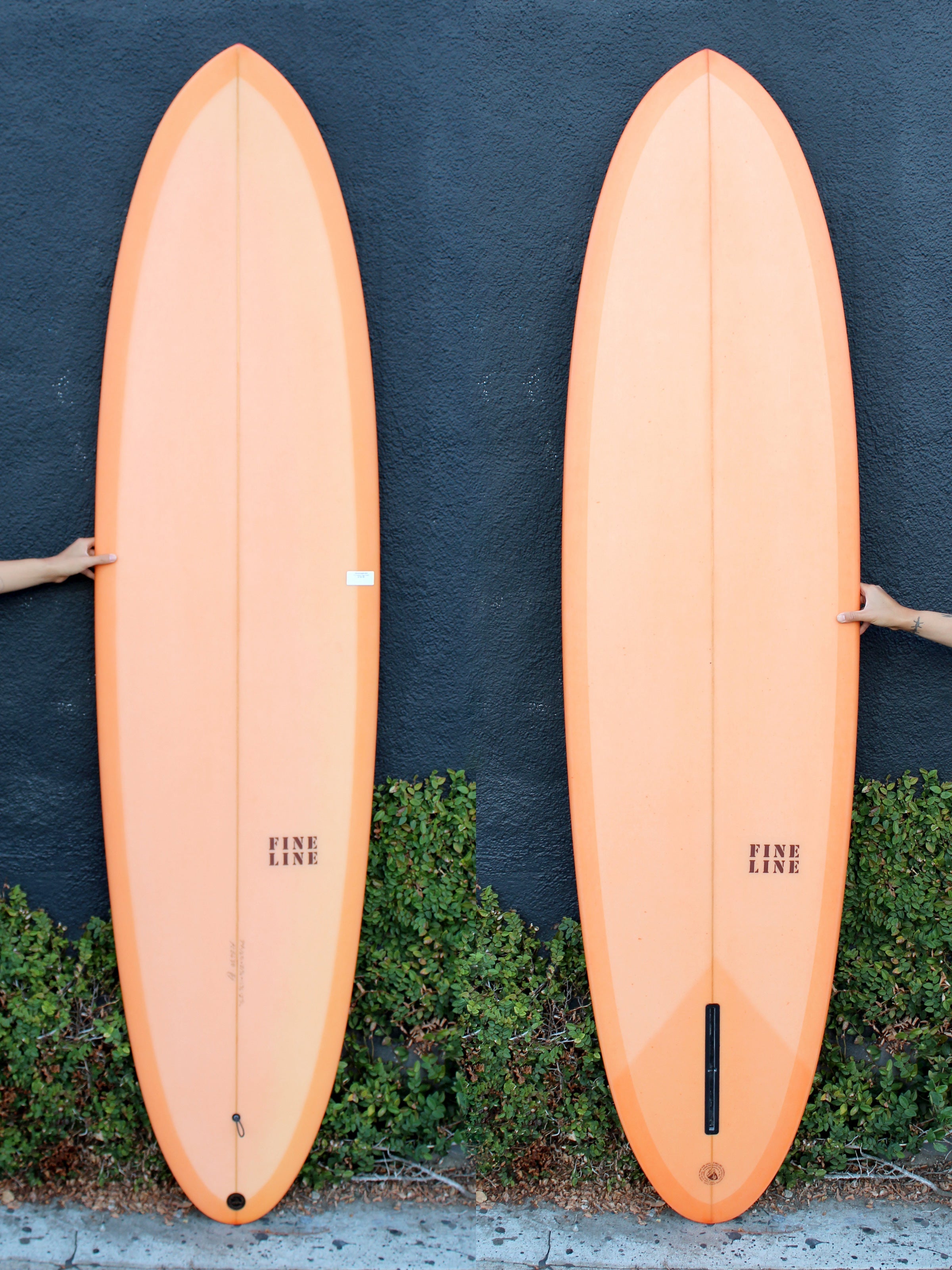 7'4 Fineline Egg Peach - Mollusk Surf Shop