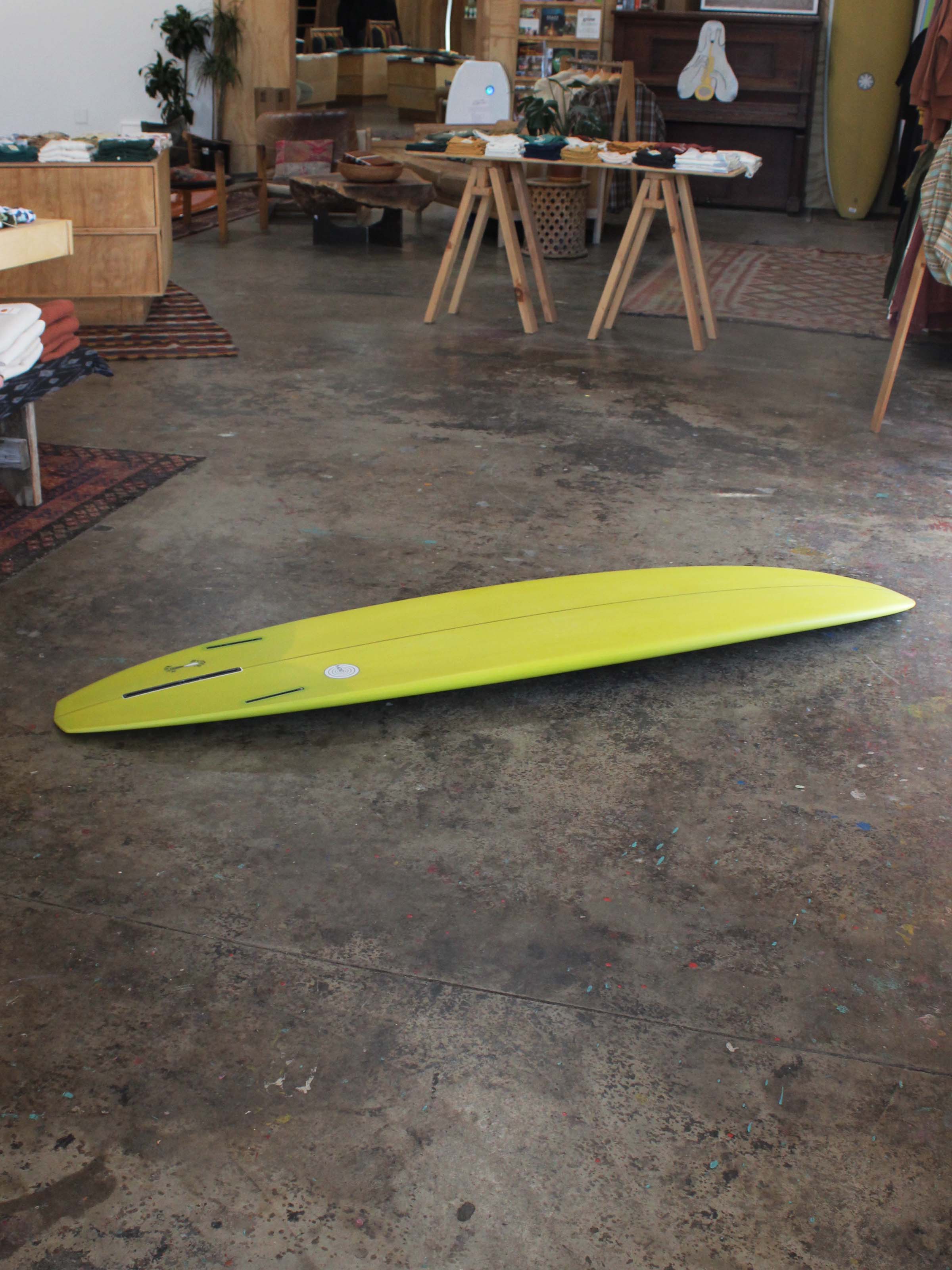7'4 Radio Diamond Tail 2+1 - Chartreuse - Mollusk Surf Shop