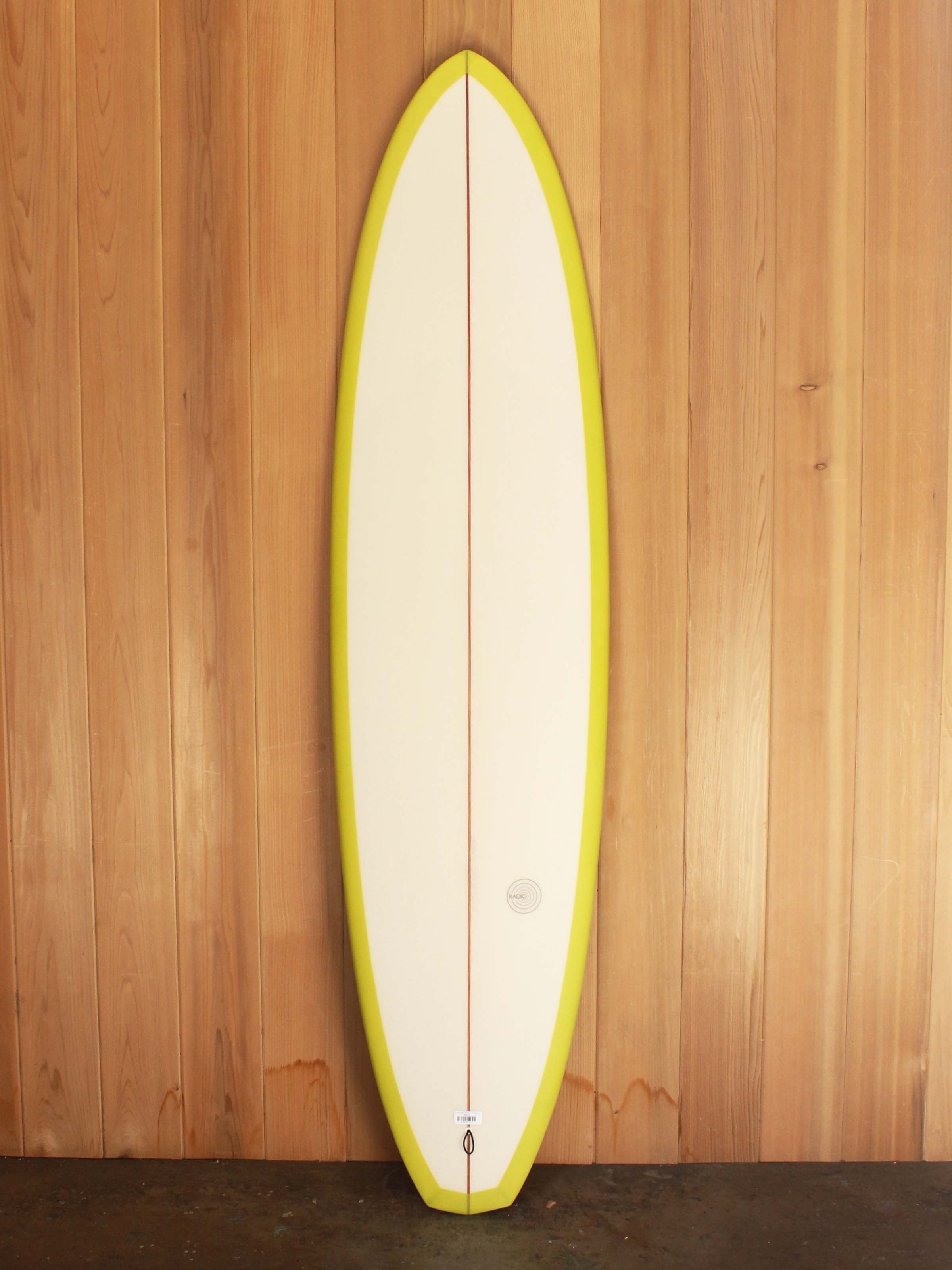 7'4 Radio Diamond Tail 2+1 - Chartreuse - Mollusk Surf Shop