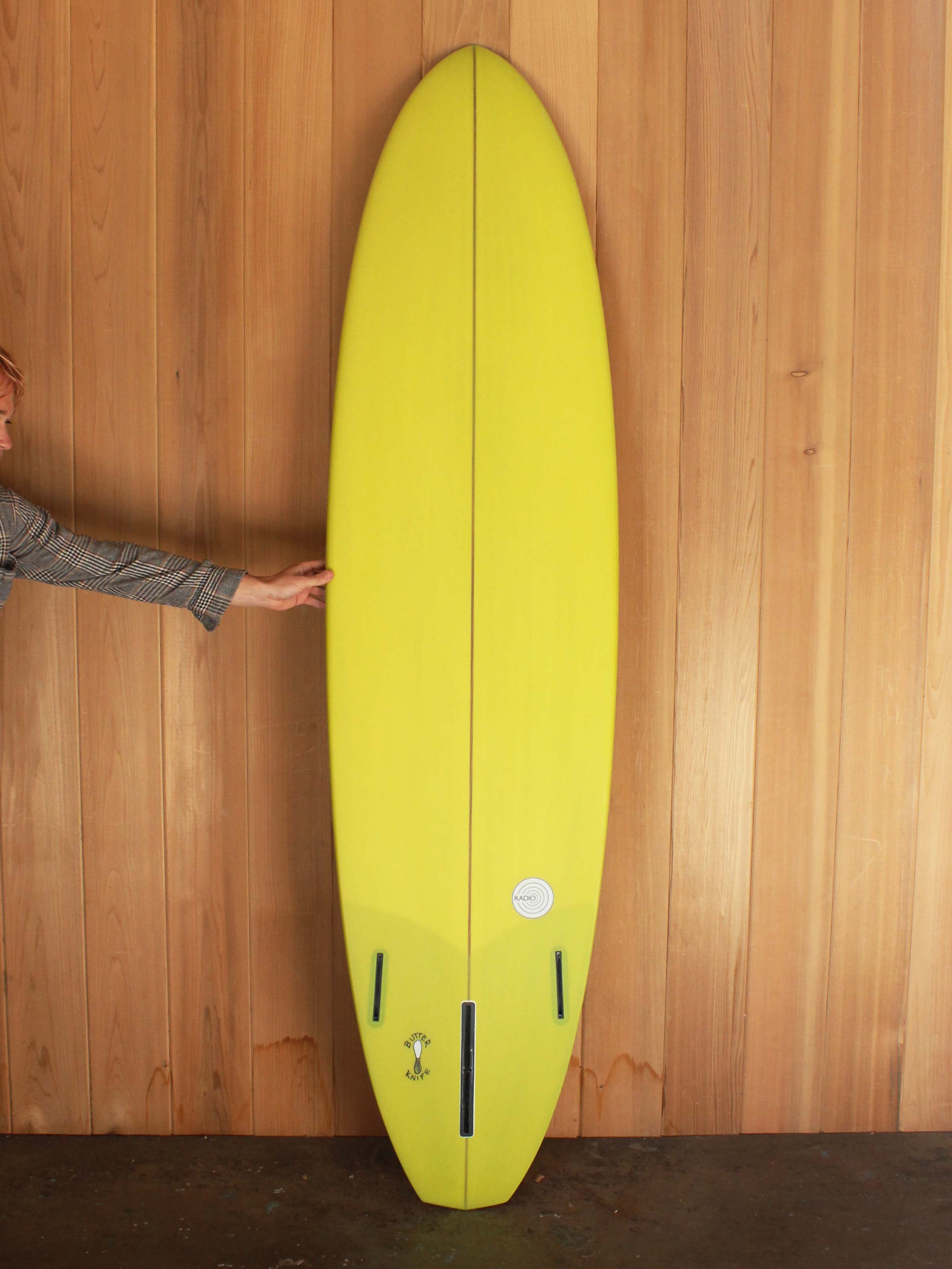 7'4 Radio Diamond Tail 2+1 - Chartreuse - Mollusk Surf Shop