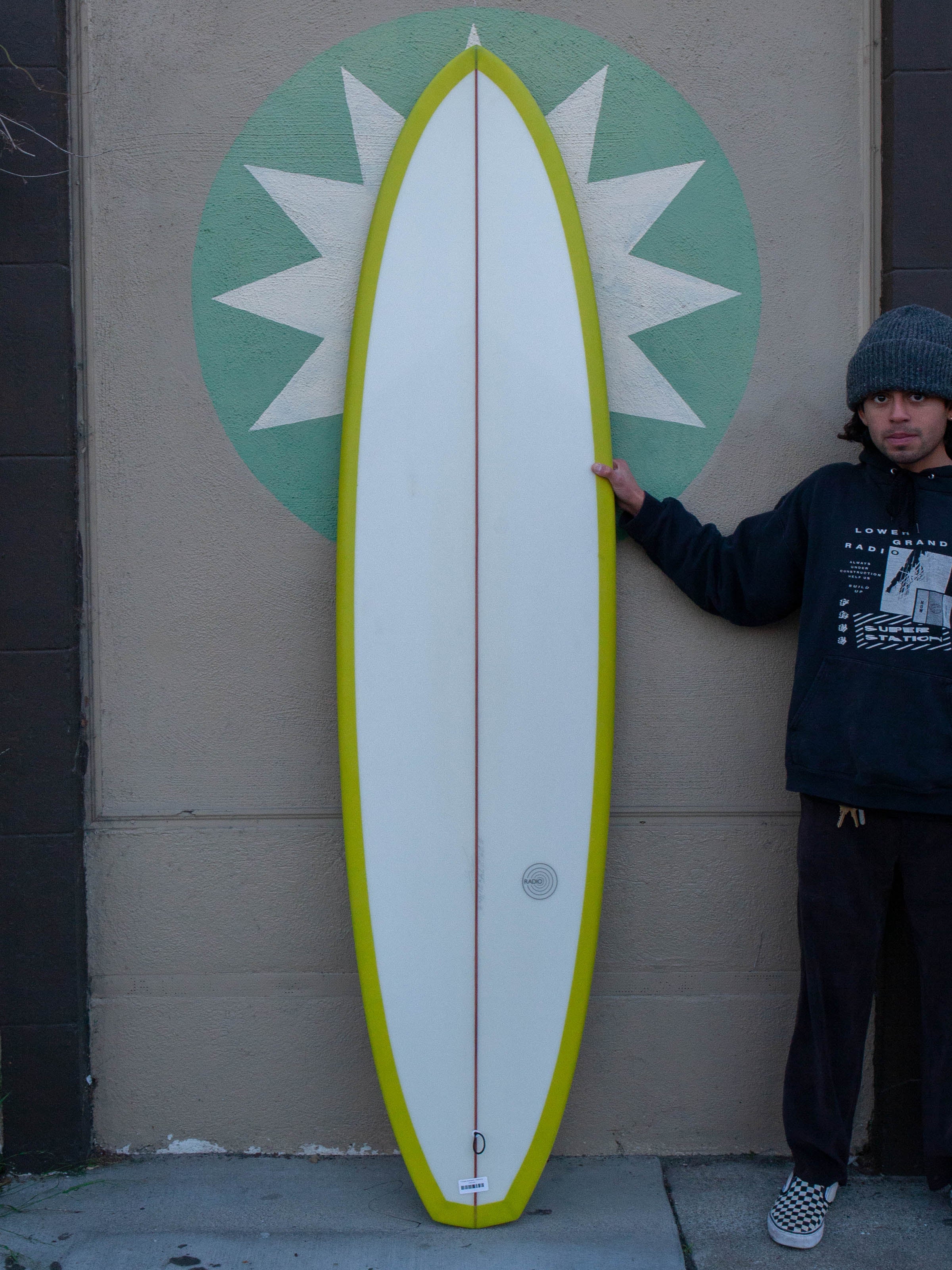 7'4 Radio Diamond Tail Egg - Chartreuse - Mollusk Surf Shop