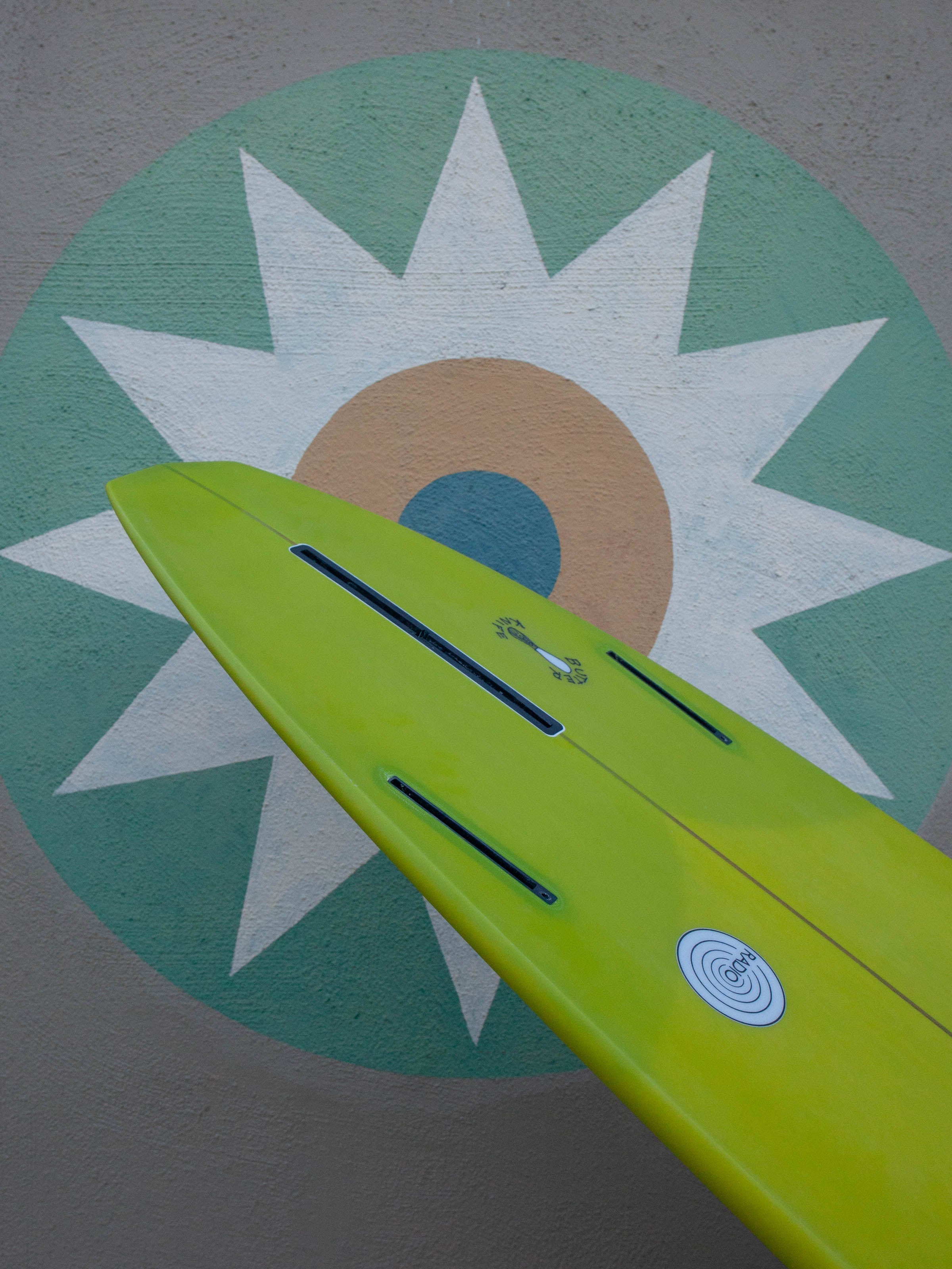 7'4 Radio Diamond Tail Egg - Chartreuse - Mollusk Surf Shop - description