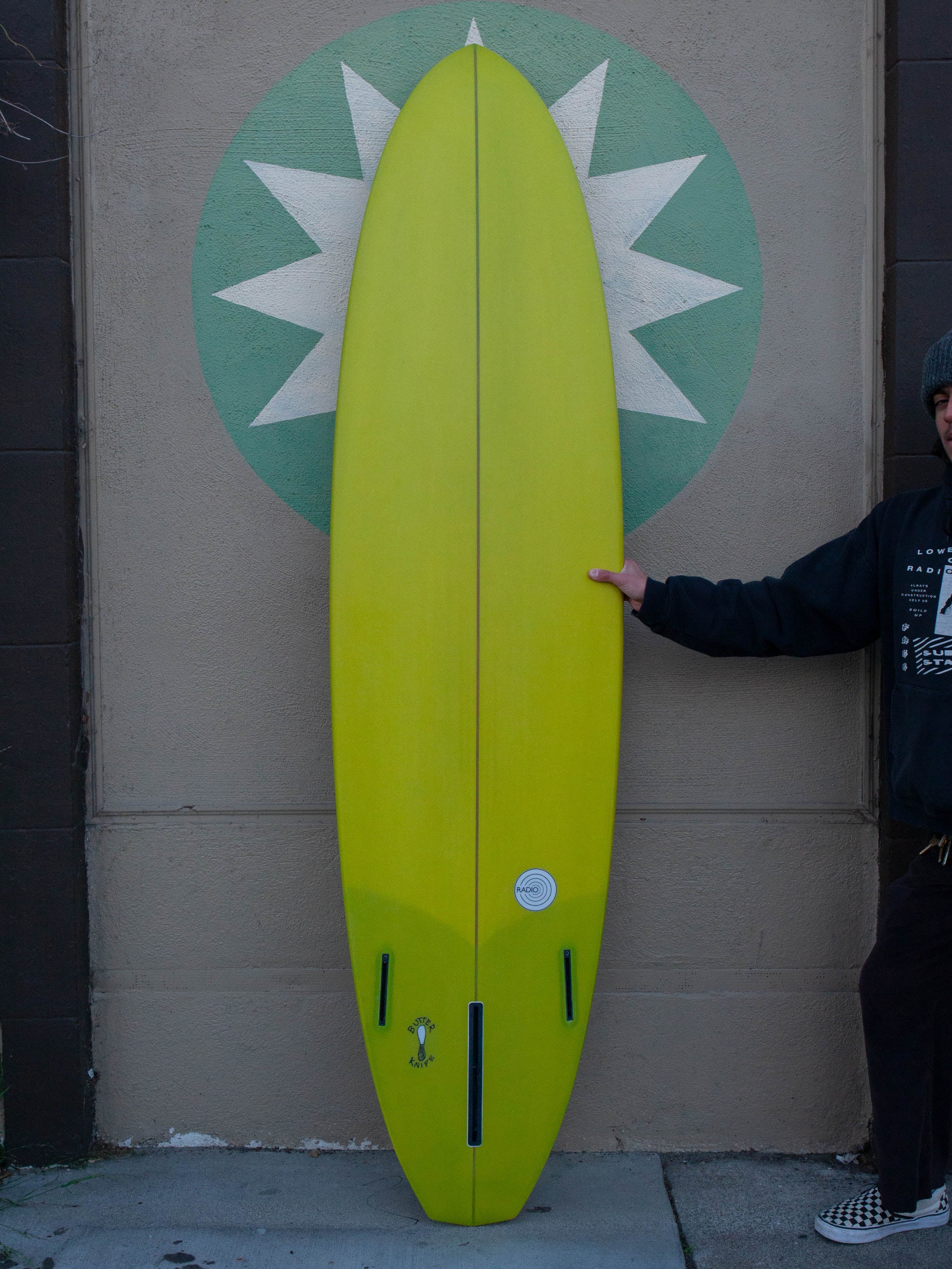 7'4 Radio Diamond Tail Egg - Chartreuse - Mollusk Surf Shop