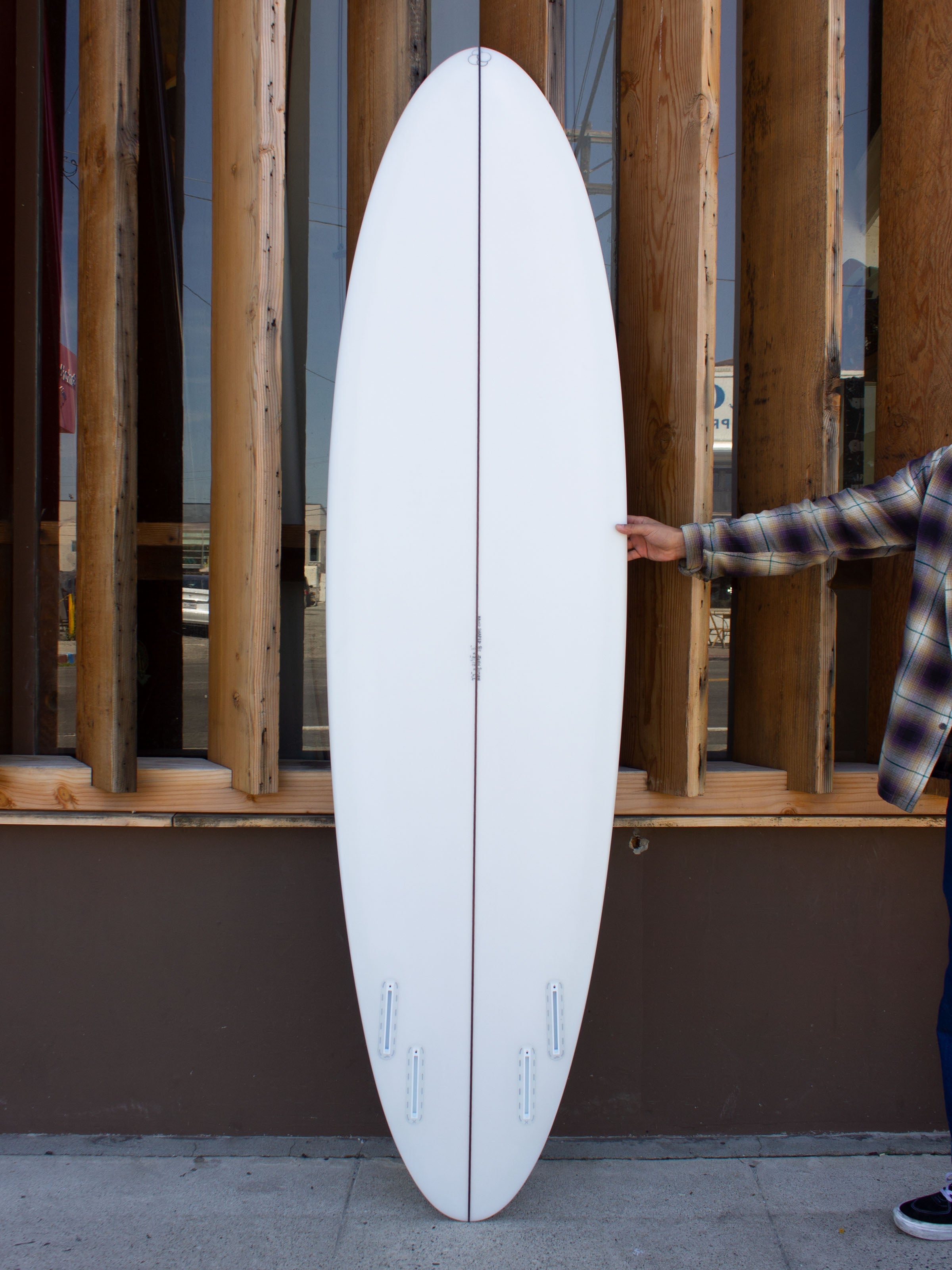 7'4 Simon Shapes Round Bottom Quad - Mollusk Surf Shop