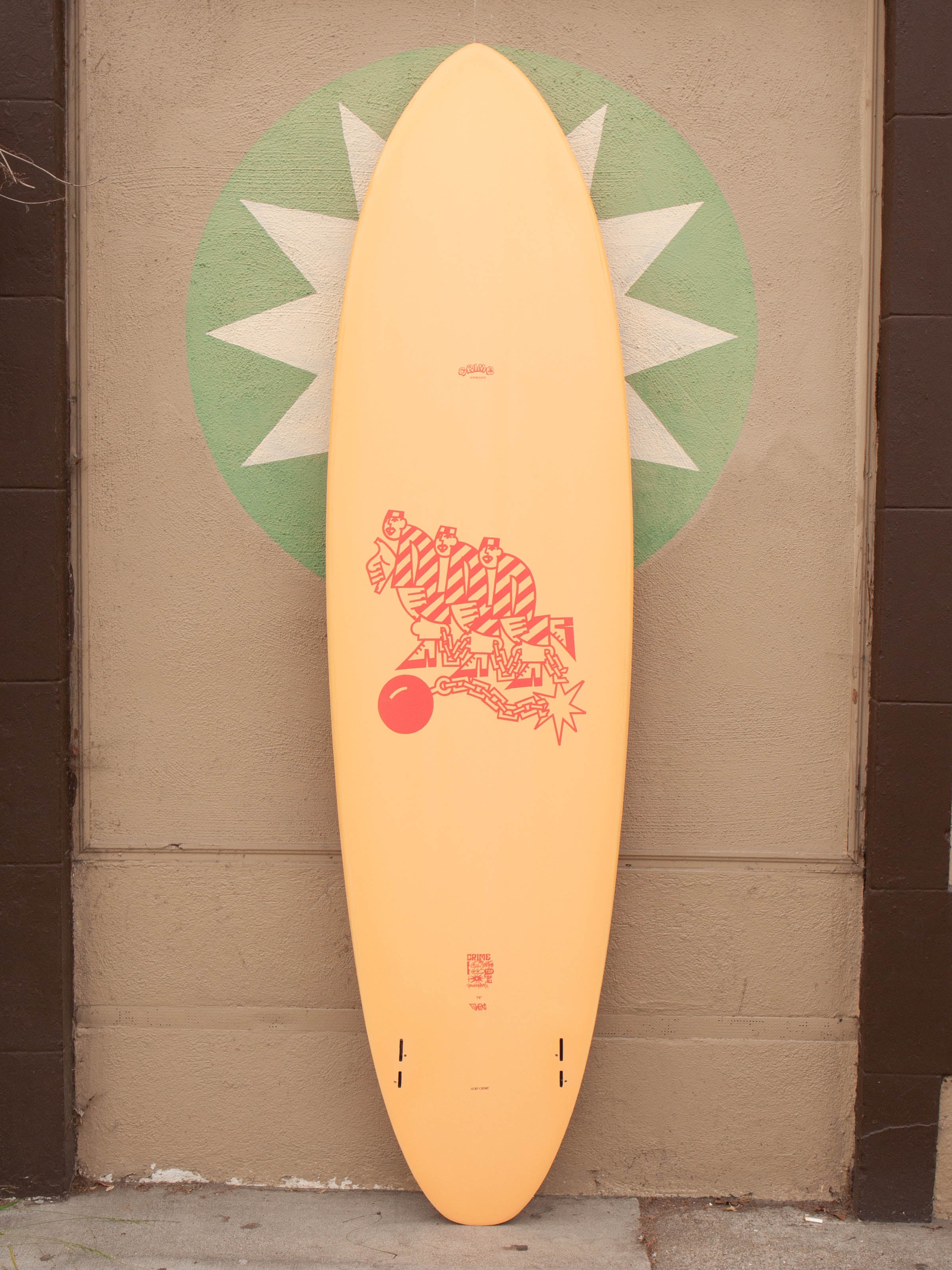 7'6 Crime Ca Twin Tangerine Cream - Mollusk Surf Shop