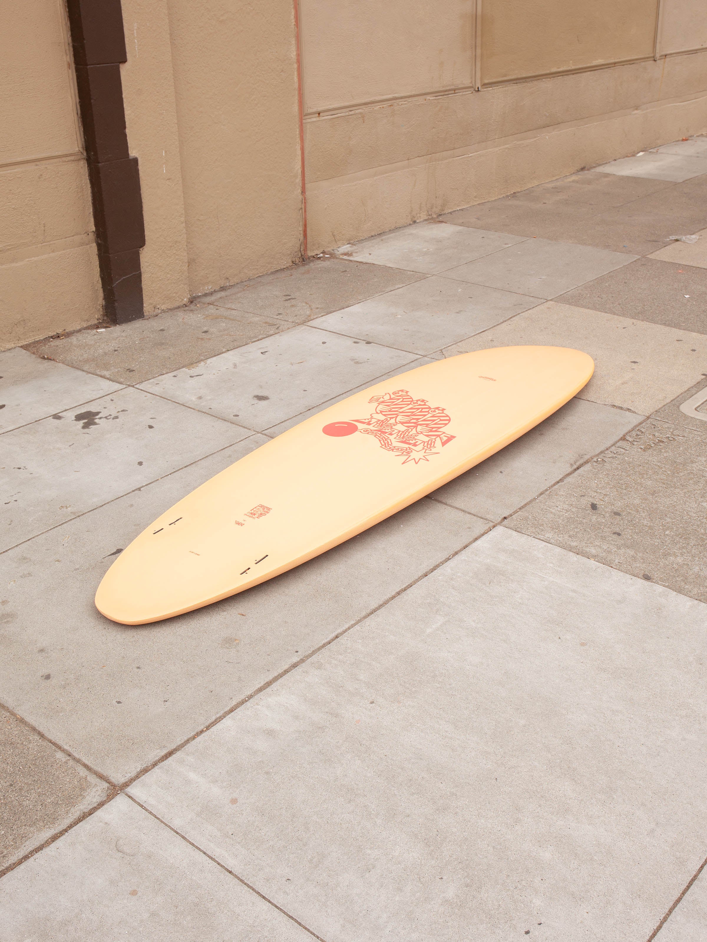 7'6 Crime Ca Twin Tangerine Cream - Mollusk Surf Shop