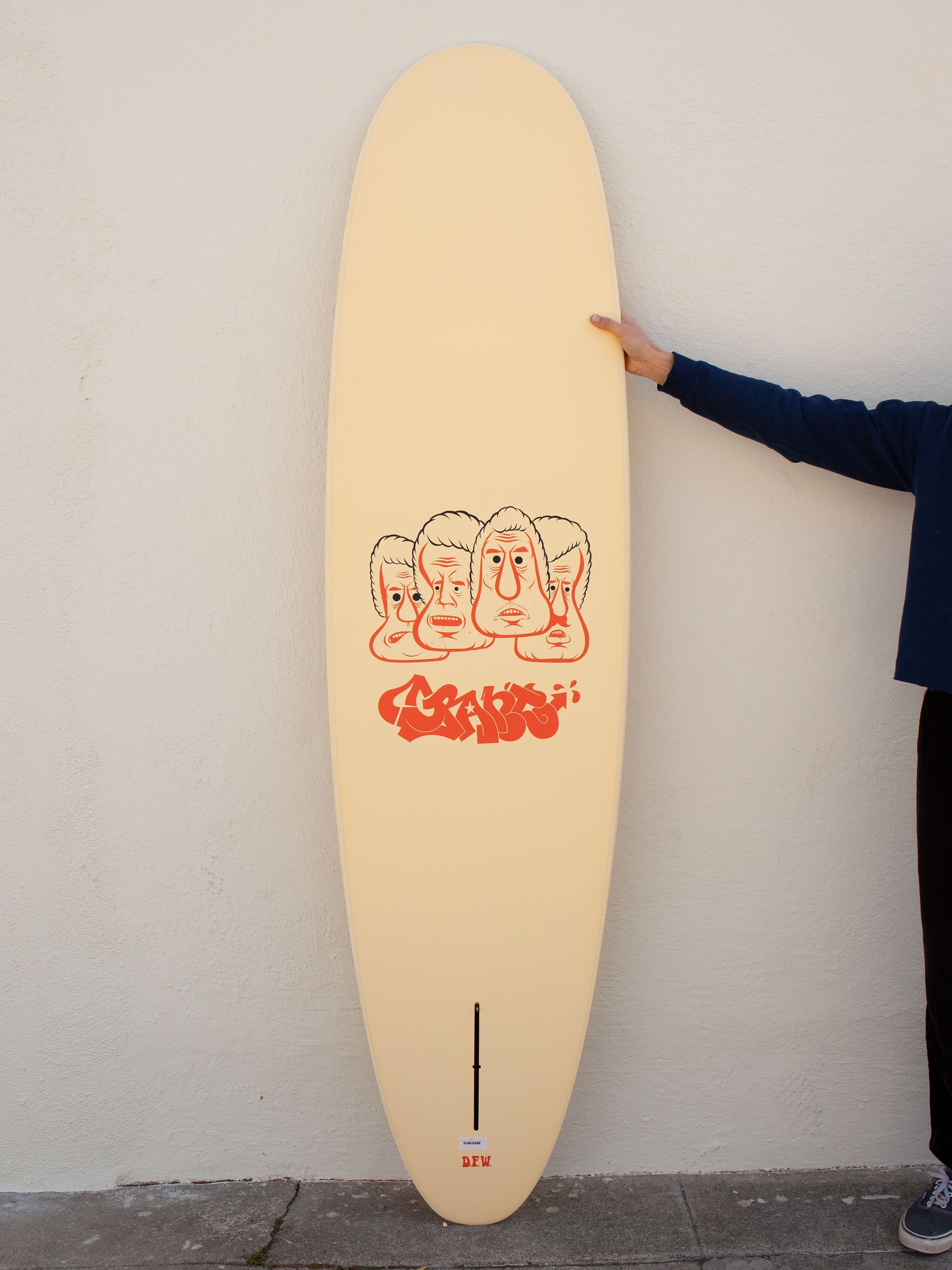 7'6 Crime Grant Noble Stubby - Egg Nog - Mollusk Surf Shop