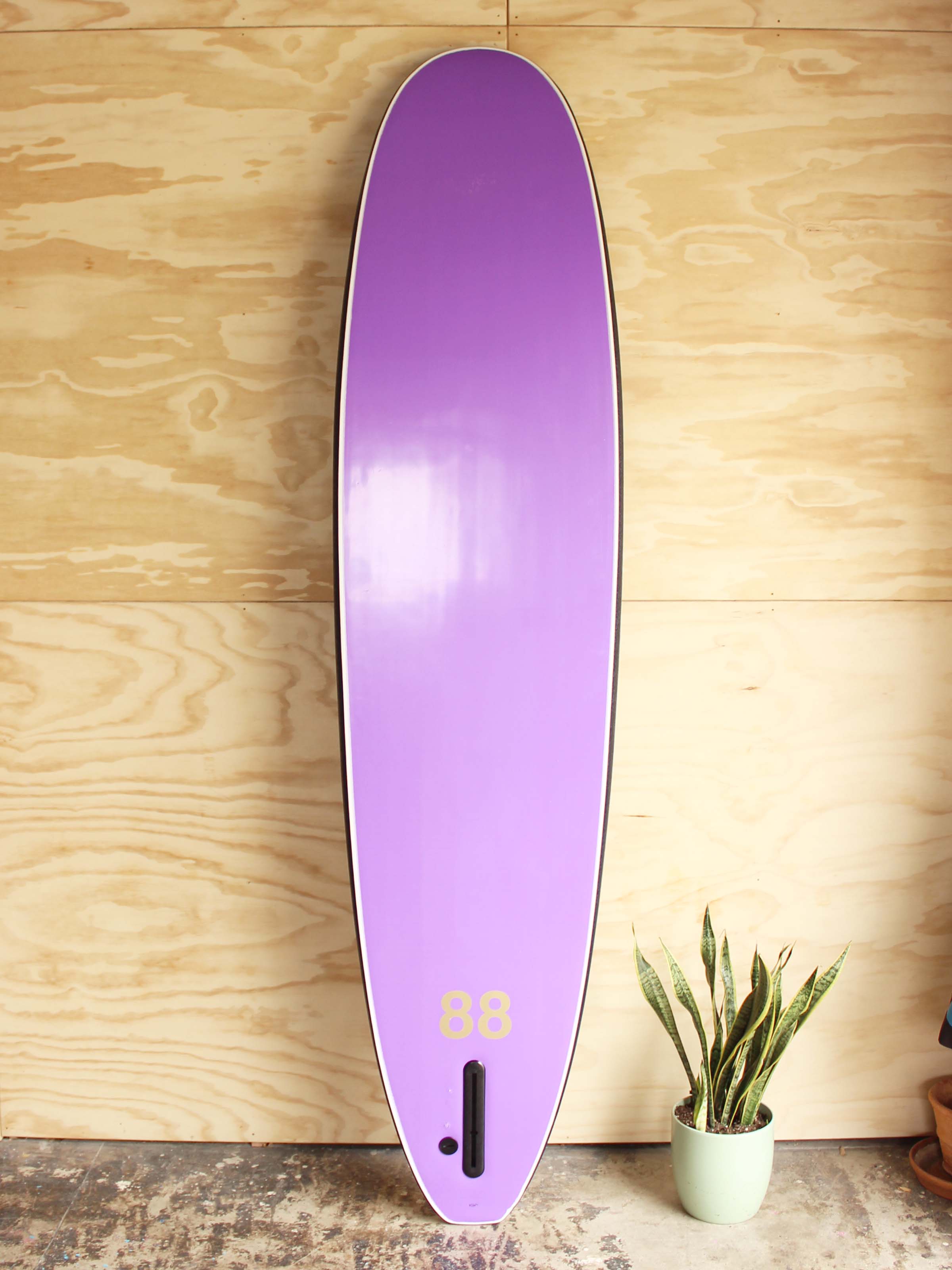 8'0 88 Surfboard ~ Black/Purple - Mollusk Surf Shop