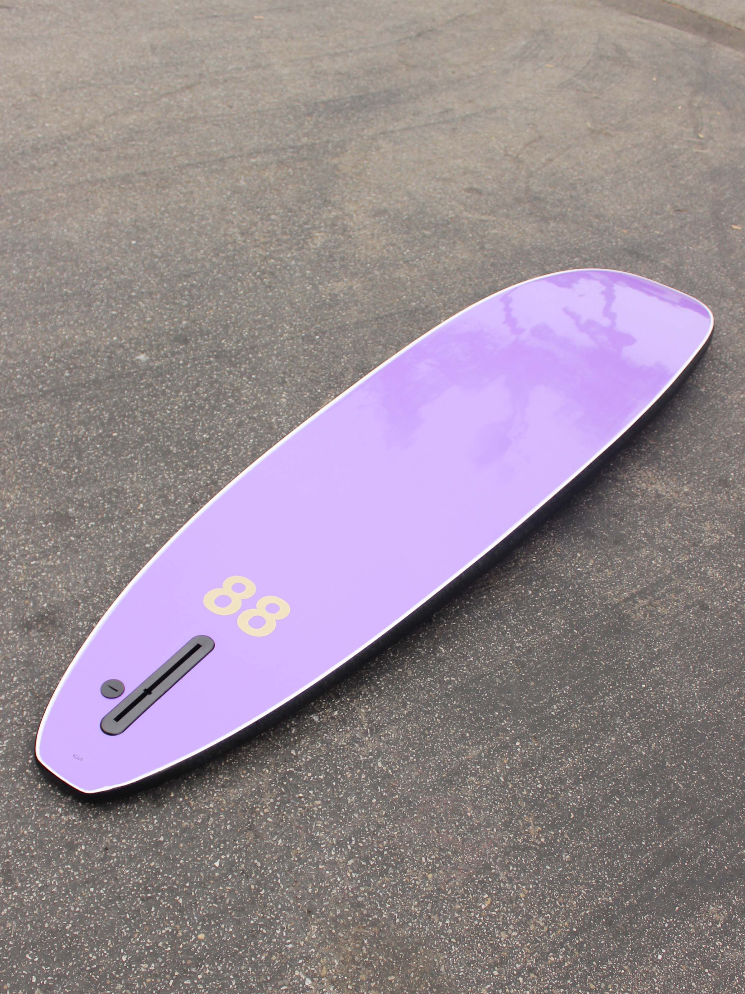 8'0 88 Surfboard ~ Black/Purple - Mollusk Surf Shop