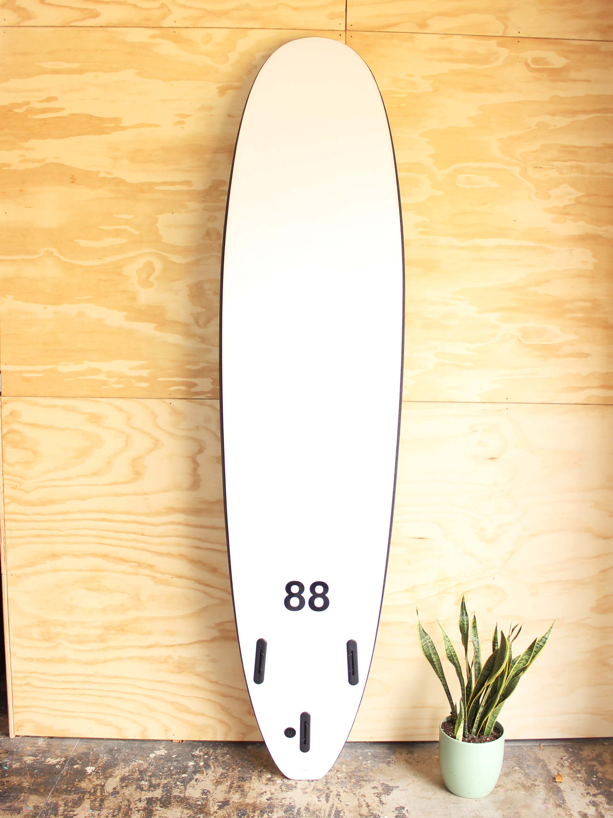 8'0 88 Surfboard ~ Black/White - Mollusk Surf Shop