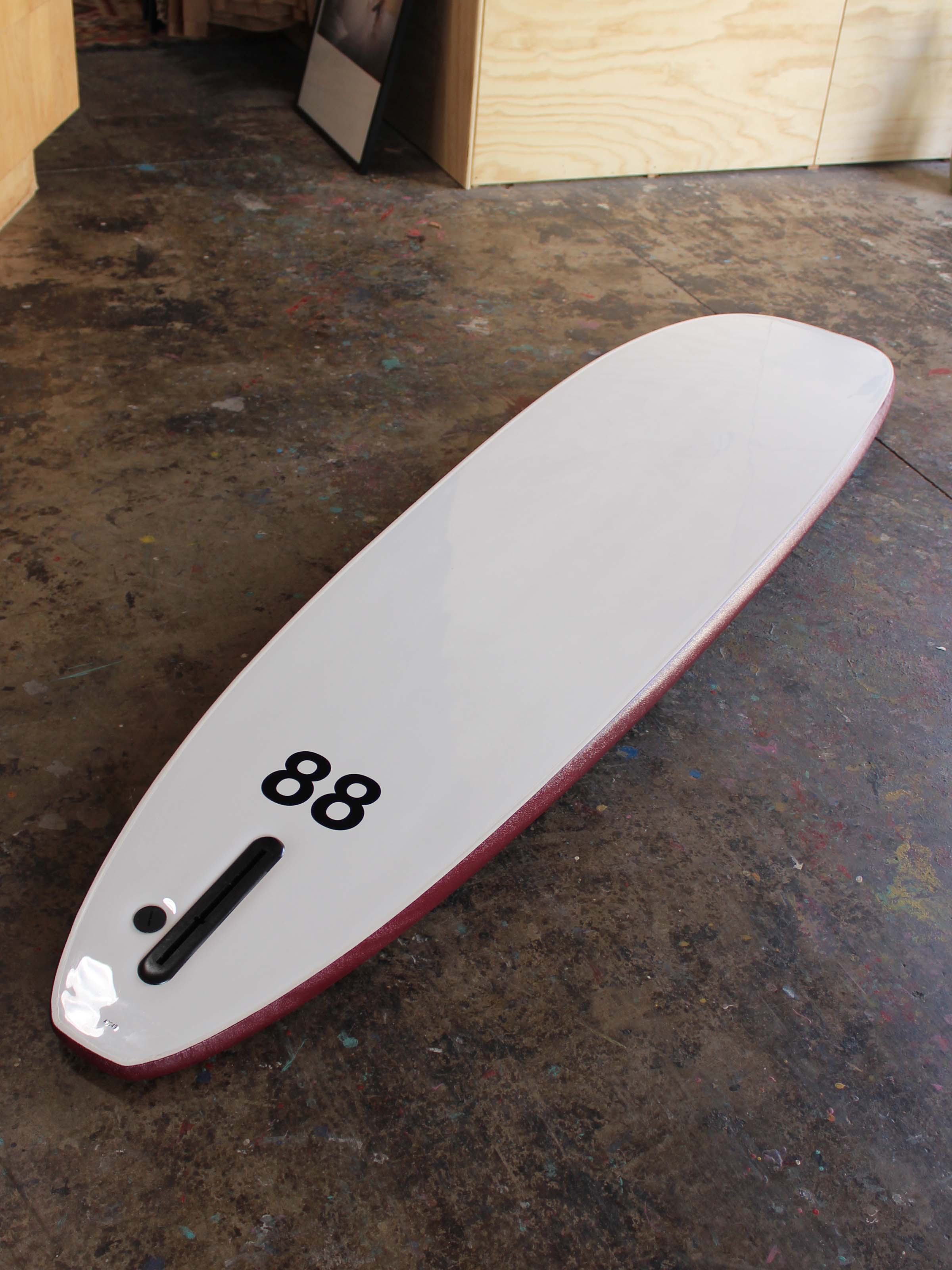 8'0 88 Surfboard ~ Stout/White - Mollusk Surf Shop