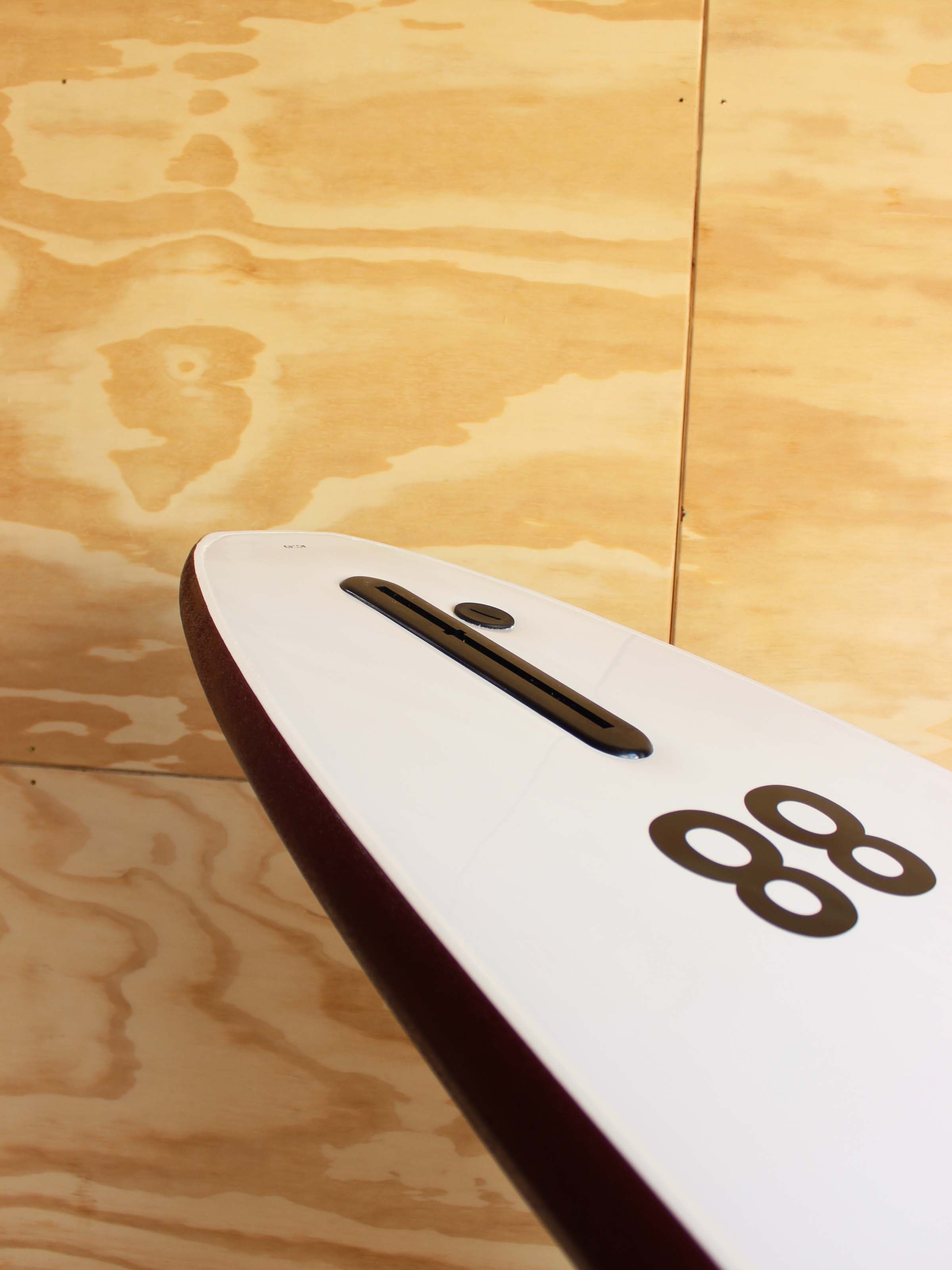 8'0 88 Surfboard ~ Stout/White - Mollusk Surf Shop - description
