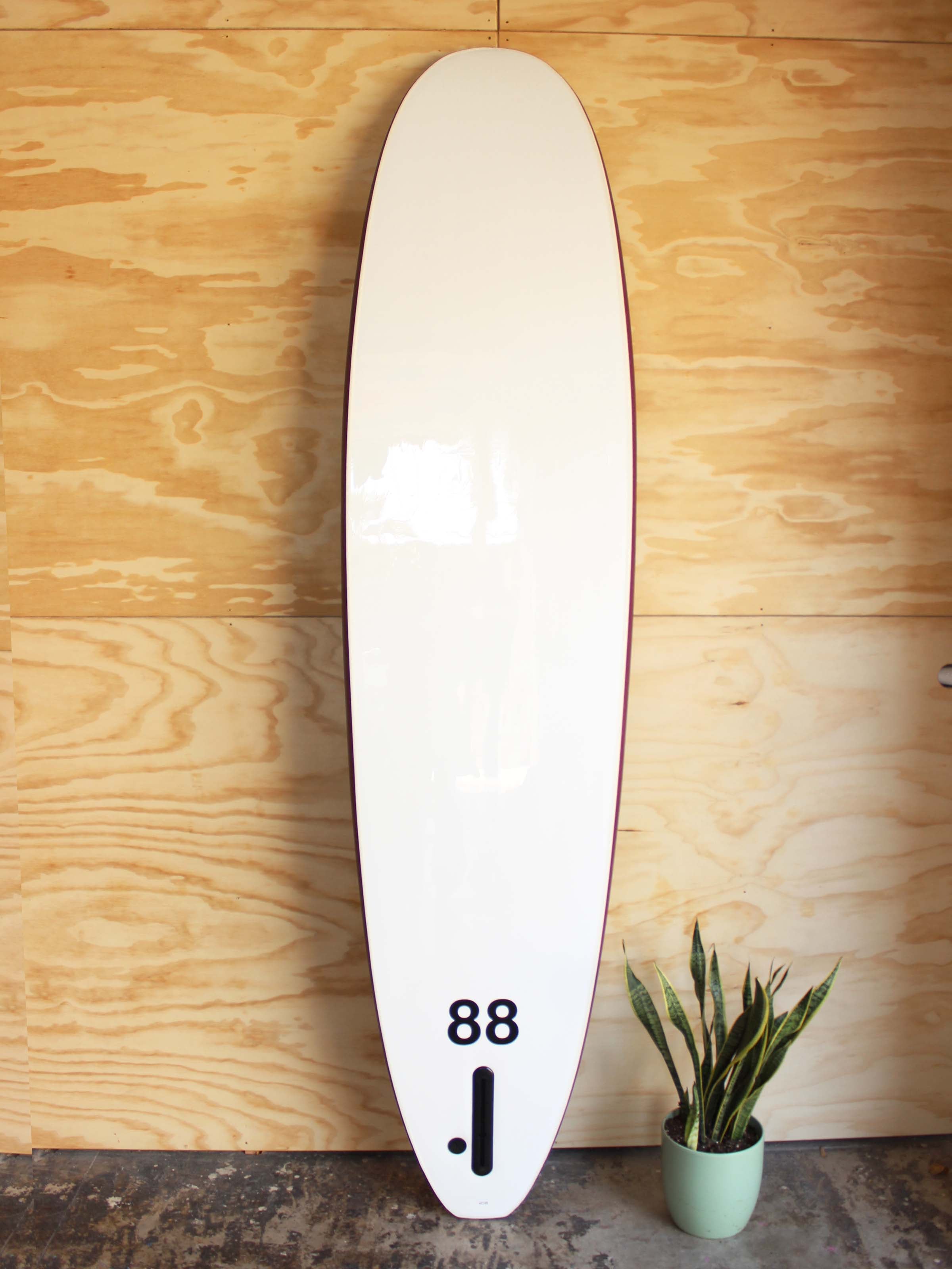 8'0 88 Surfboard ~ Stout/White - Mollusk Surf Shop