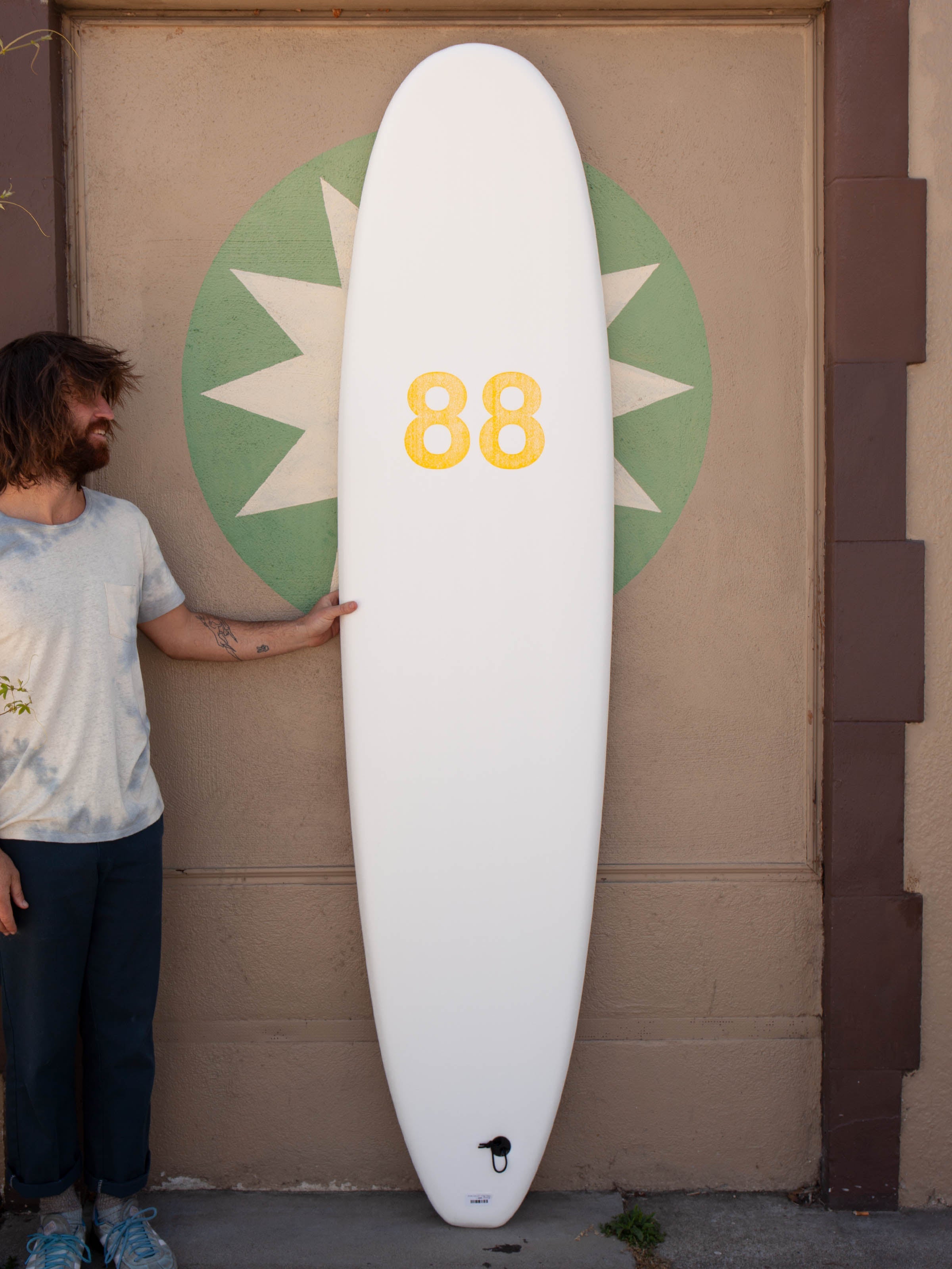 8'0 88 Surfboard ~ White/White - Mollusk Surf Shop
