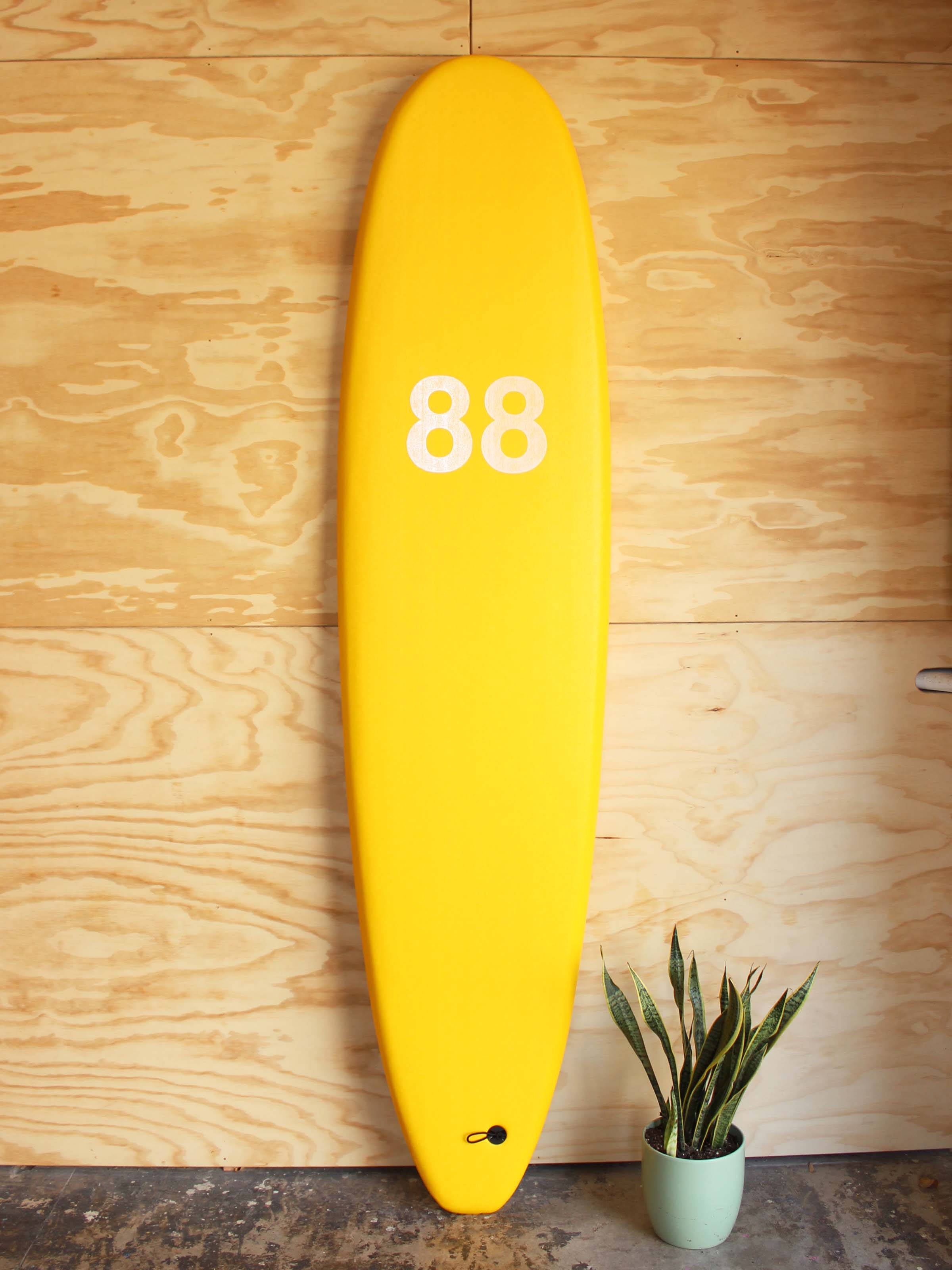8'0 88 Surfboard ~ Yellow/White - Mollusk Surf Shop