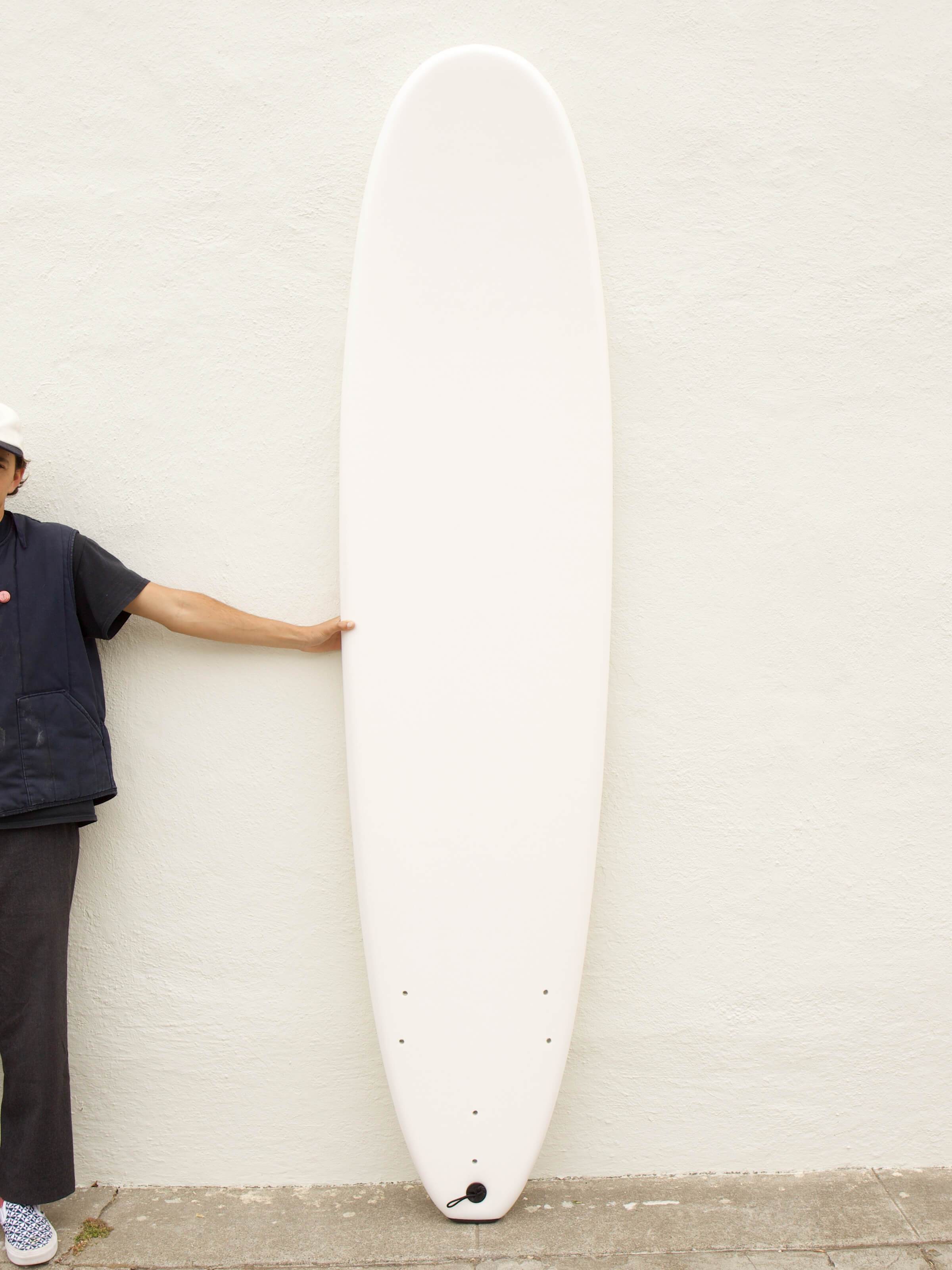 8'0 Catch Surf Log - Blank - White - Mollusk Surf Shop