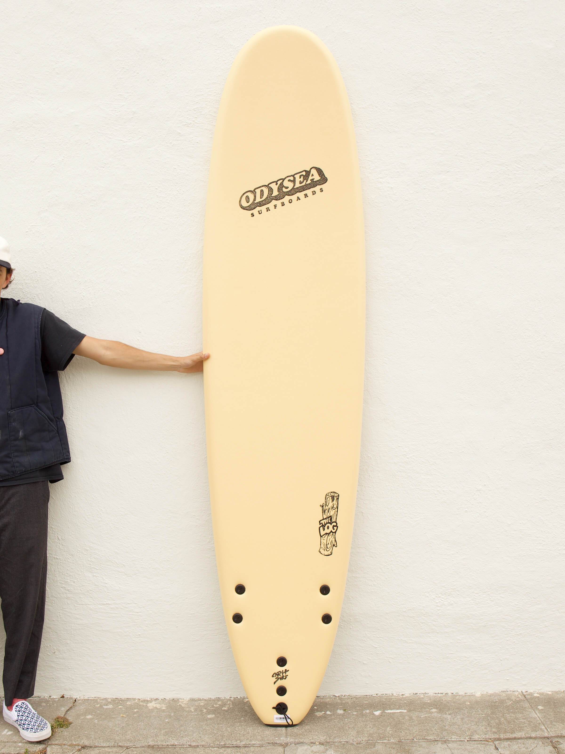 8'0 Catch Surf Log - Vanilla - Mollusk Surf Shop