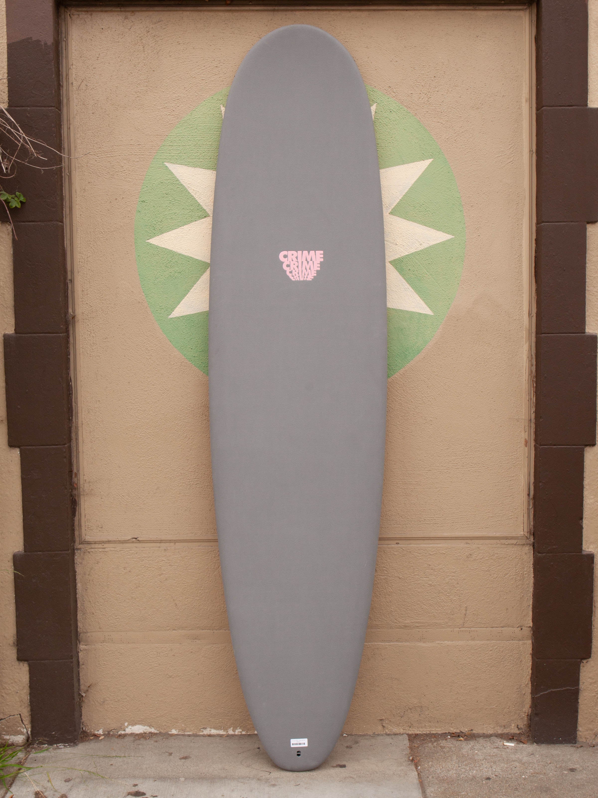 8'0 Crime Stubby - Primer and Pink - Mollusk Surf Shop