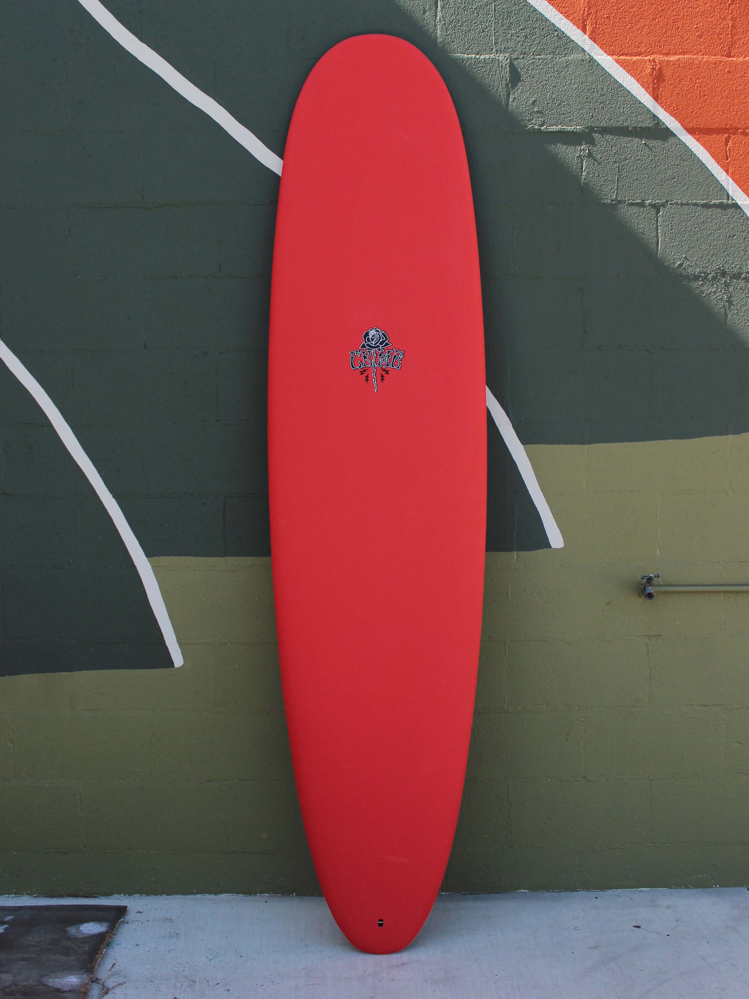 8'0 Crime Stubby - Red - Mollusk Surf Shop