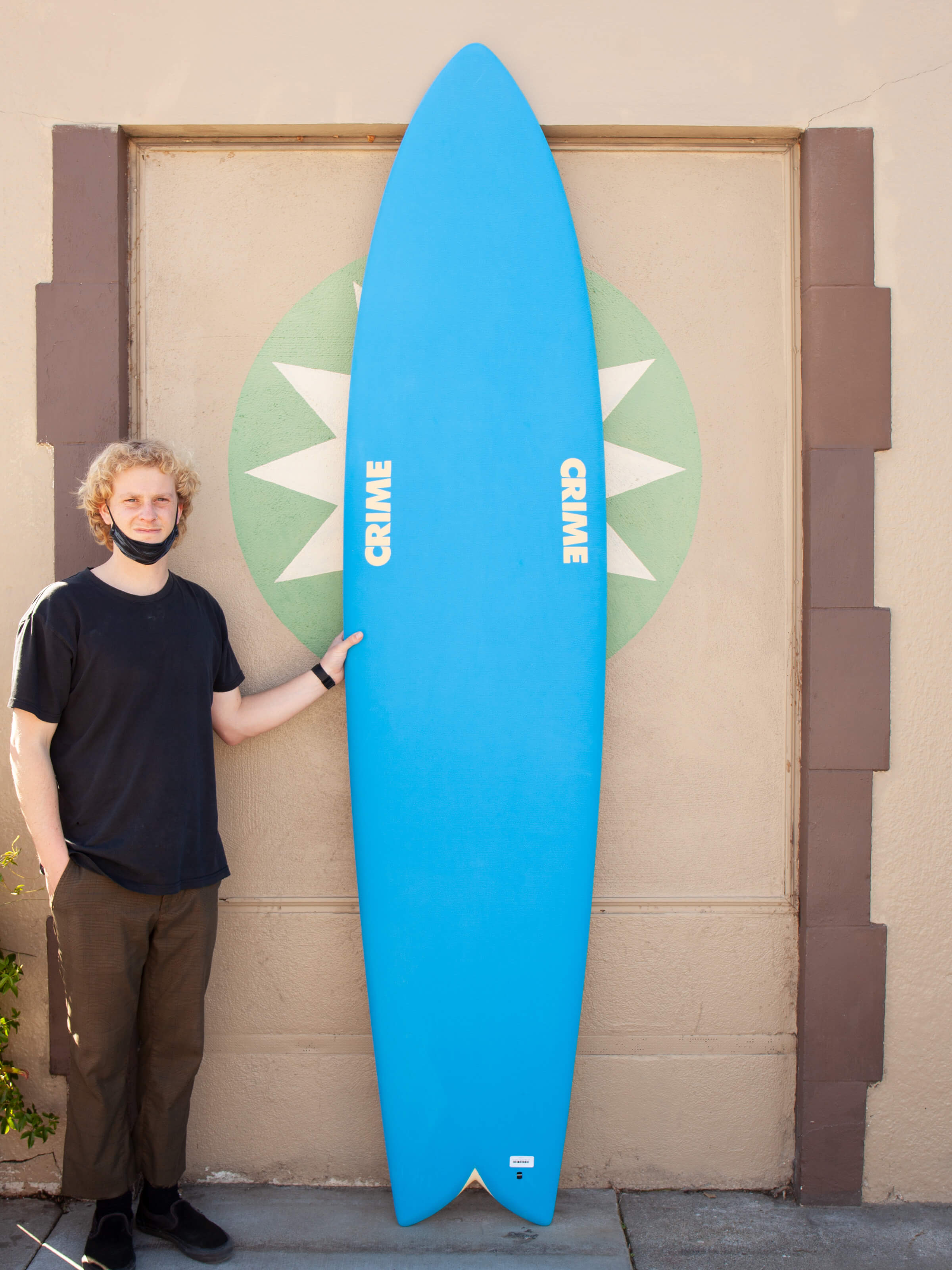 8'10 Crime Long Fish - Black/Red - Mollusk Surf Shop