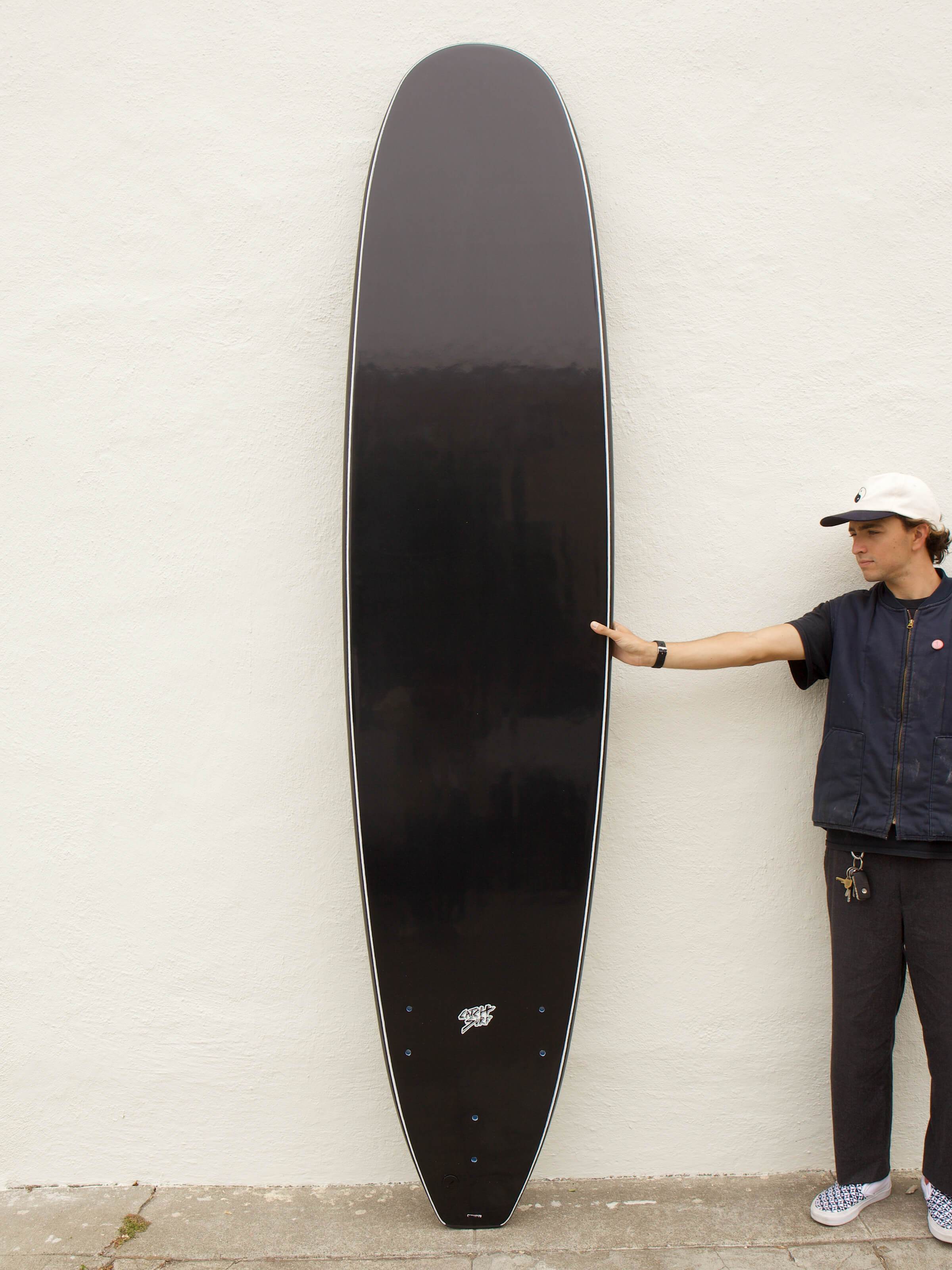 9'0 Catch Surf Log - Blank - Black - Mollusk Surf Shop