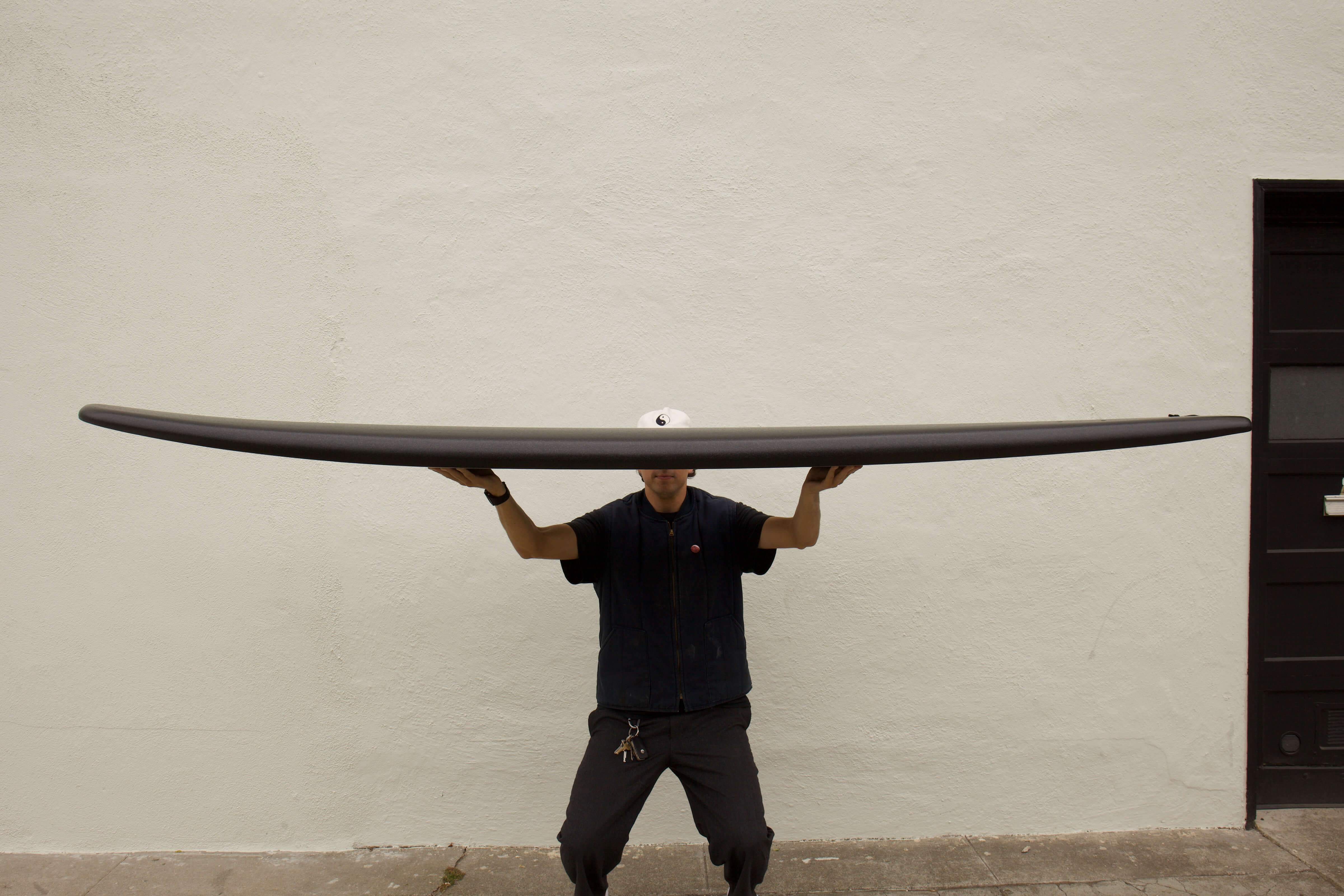9'0 Catch Surf Log - Blank - Black - Mollusk Surf Shop