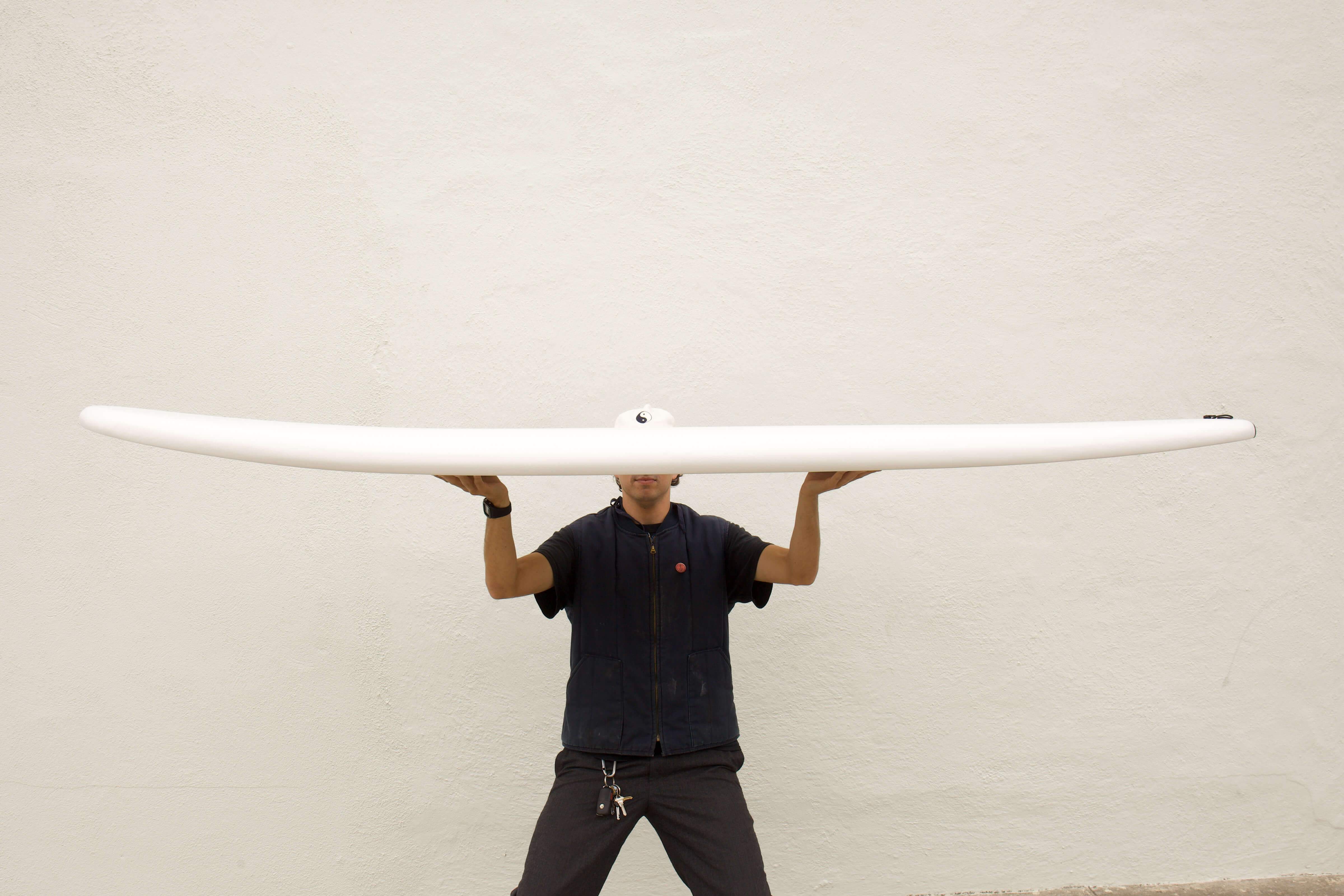 9'0 Catch Surf Log - Blank - White - Mollusk Surf Shop