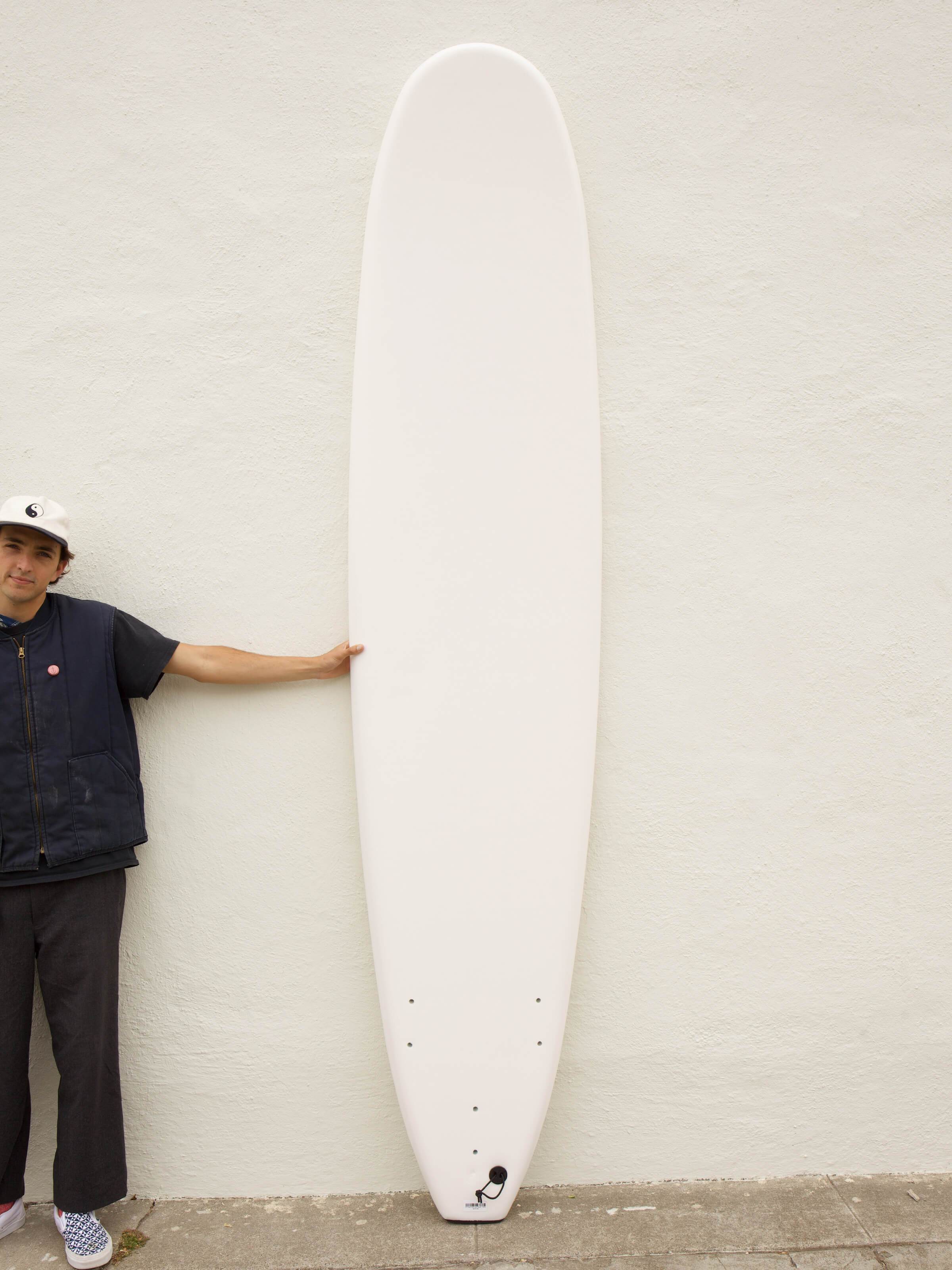 9'0 Catch Surf Log - Blank - White - Mollusk Surf Shop