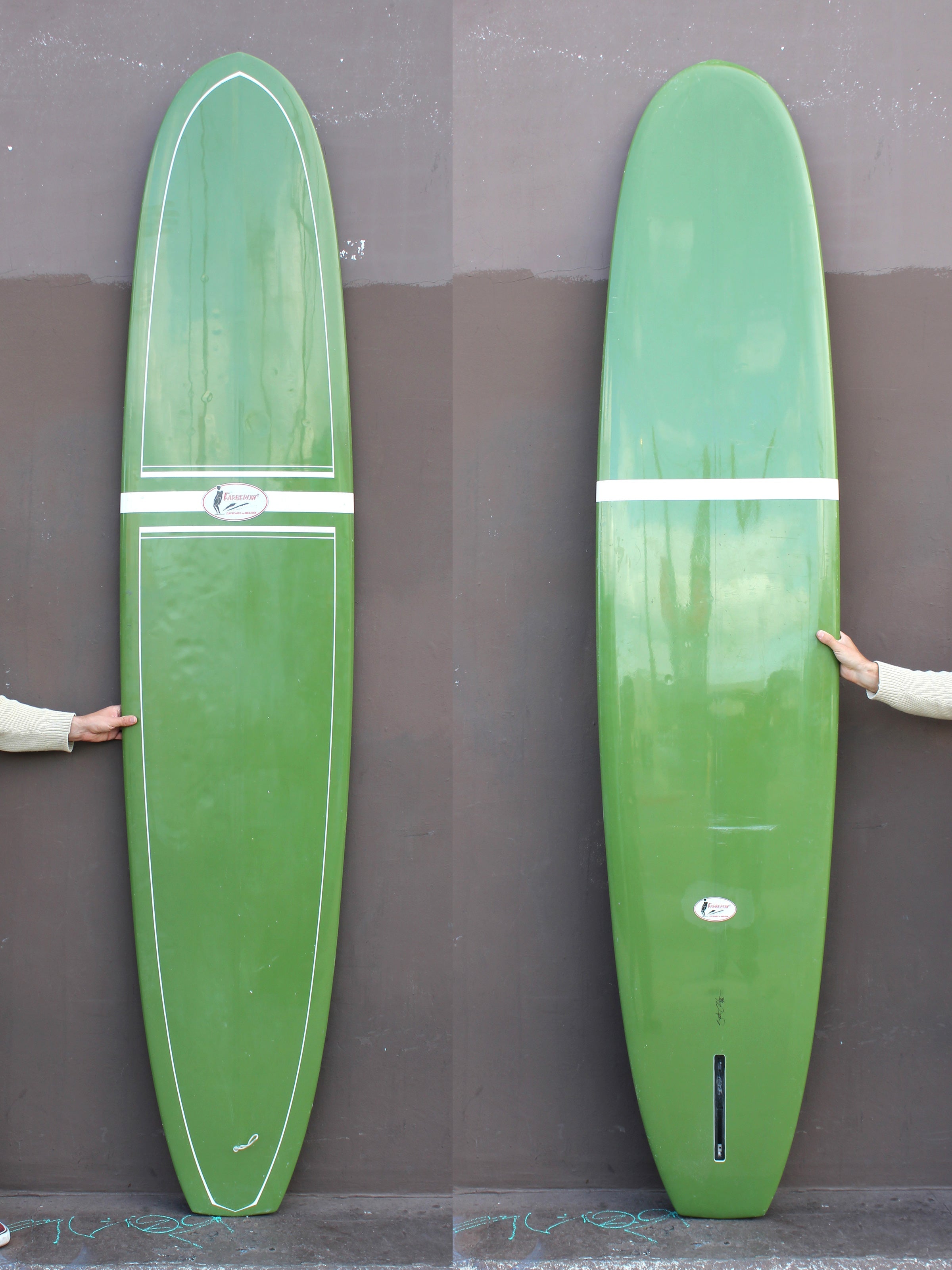 9'6 Anderson Farberow II Green (used) - Mollusk Surf Shop