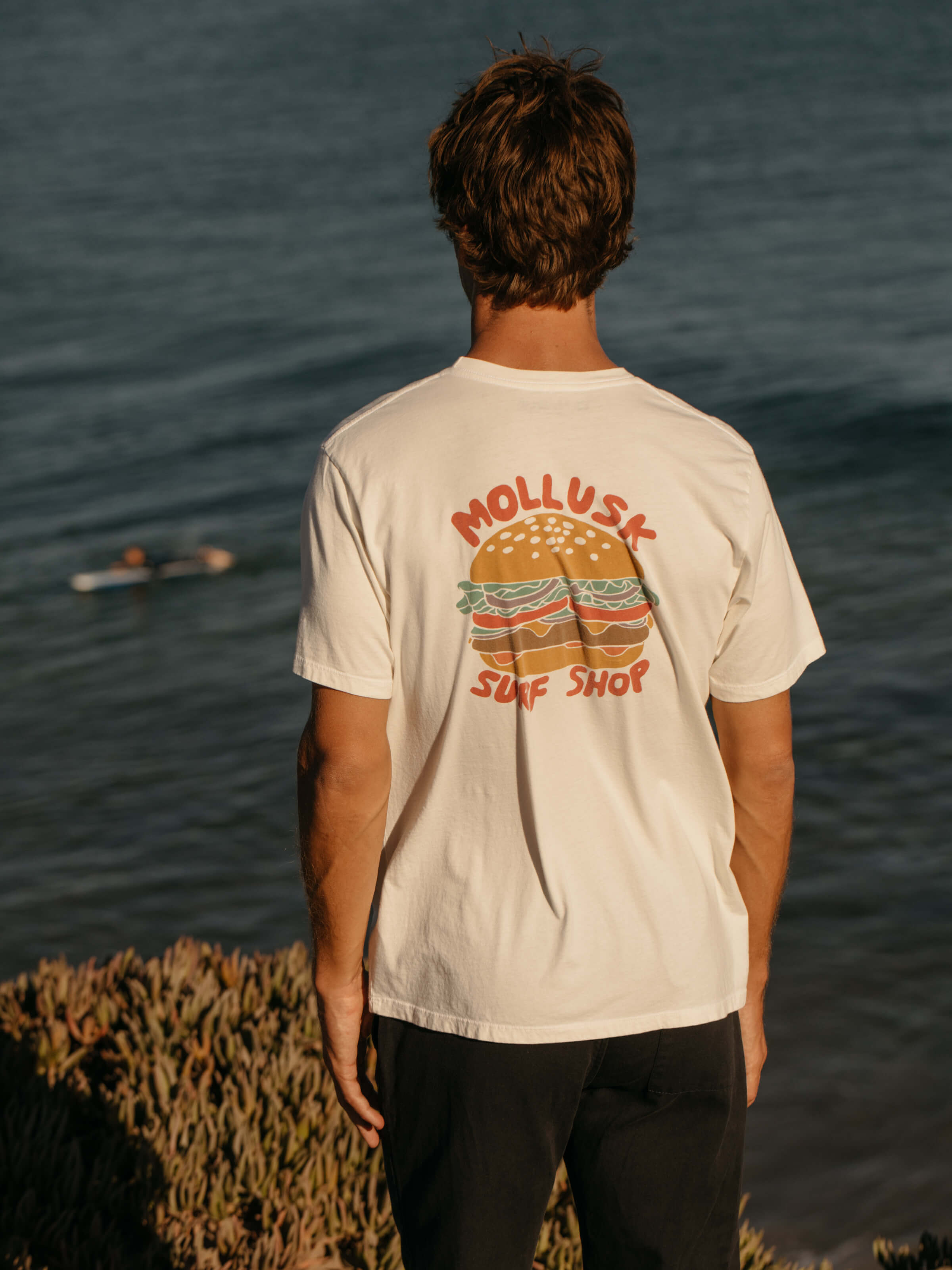 Cheeseburger Tee - S - Mollusk Surf Shop