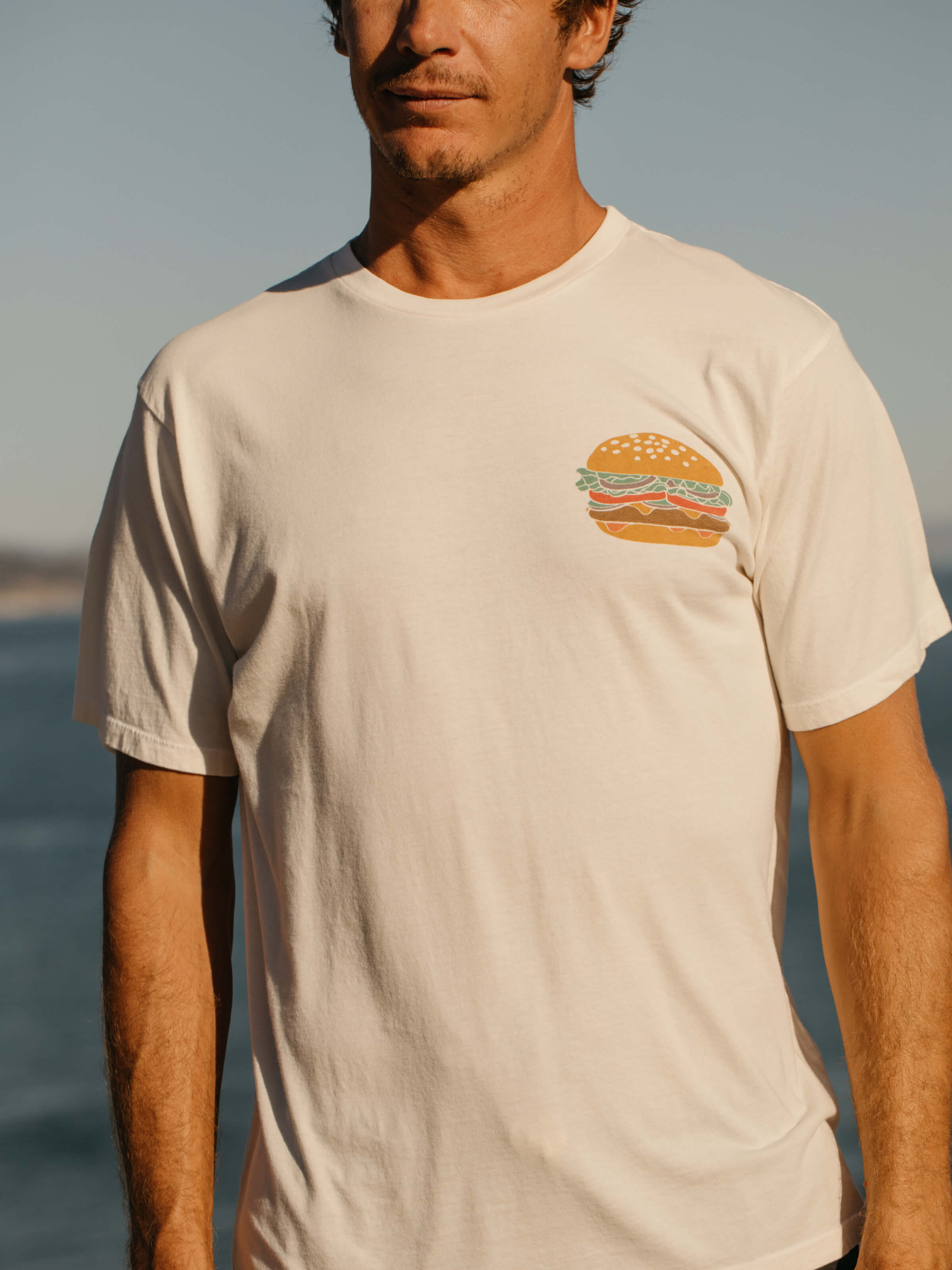 Cheeseburger Tee - S - Mollusk Surf Shop 