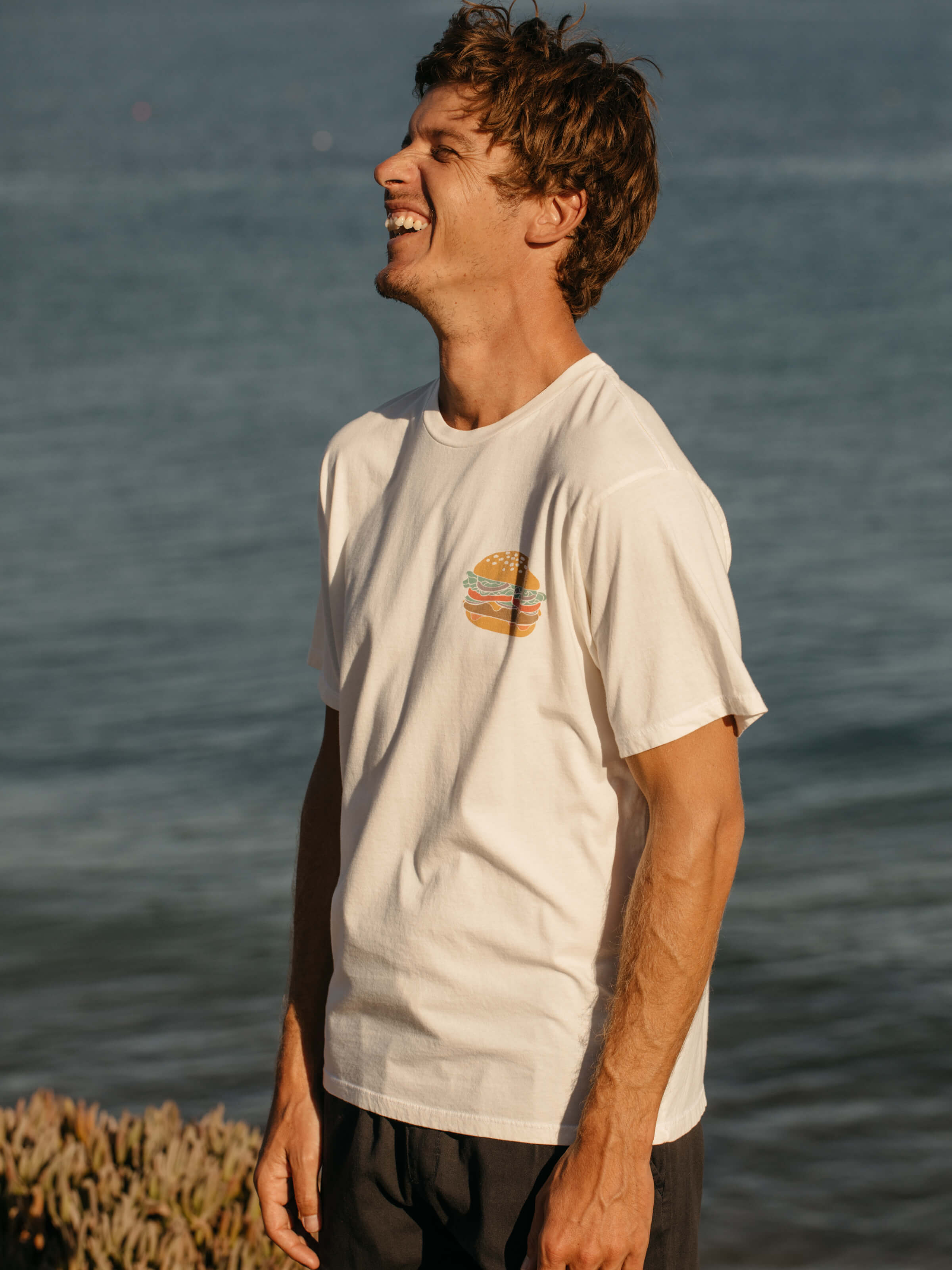 Cheeseburger Tee - S - Mollusk Surf Shop
