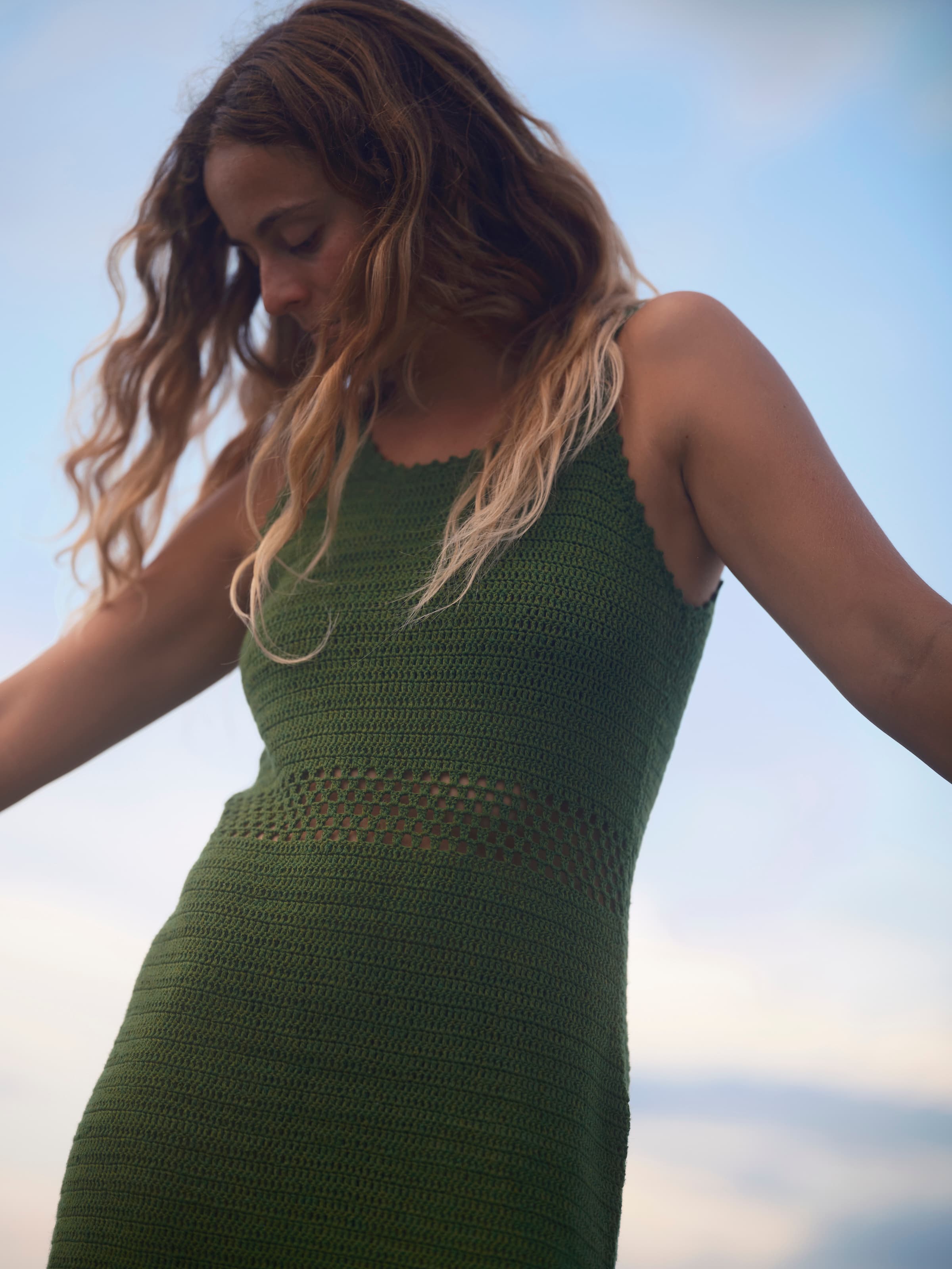 Crochet Beach Dress - XS - Mollusk Surf Shop