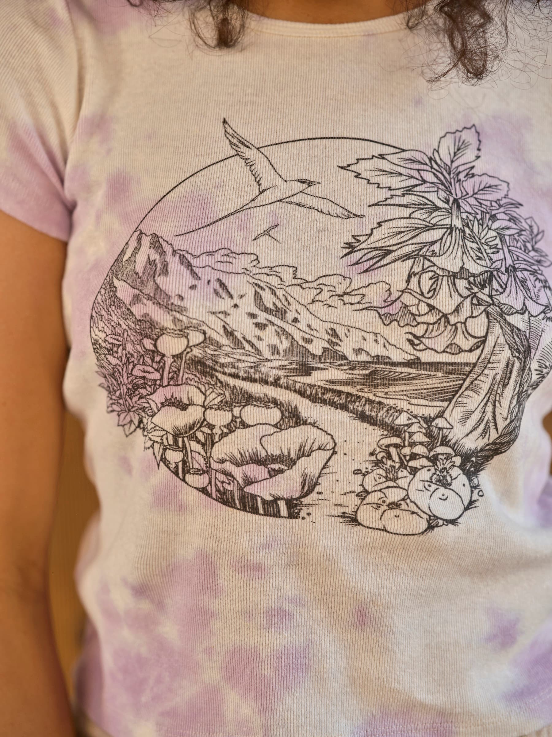 Fantasy Ribsy Tee - XS - Mollusk Surf Shop - description