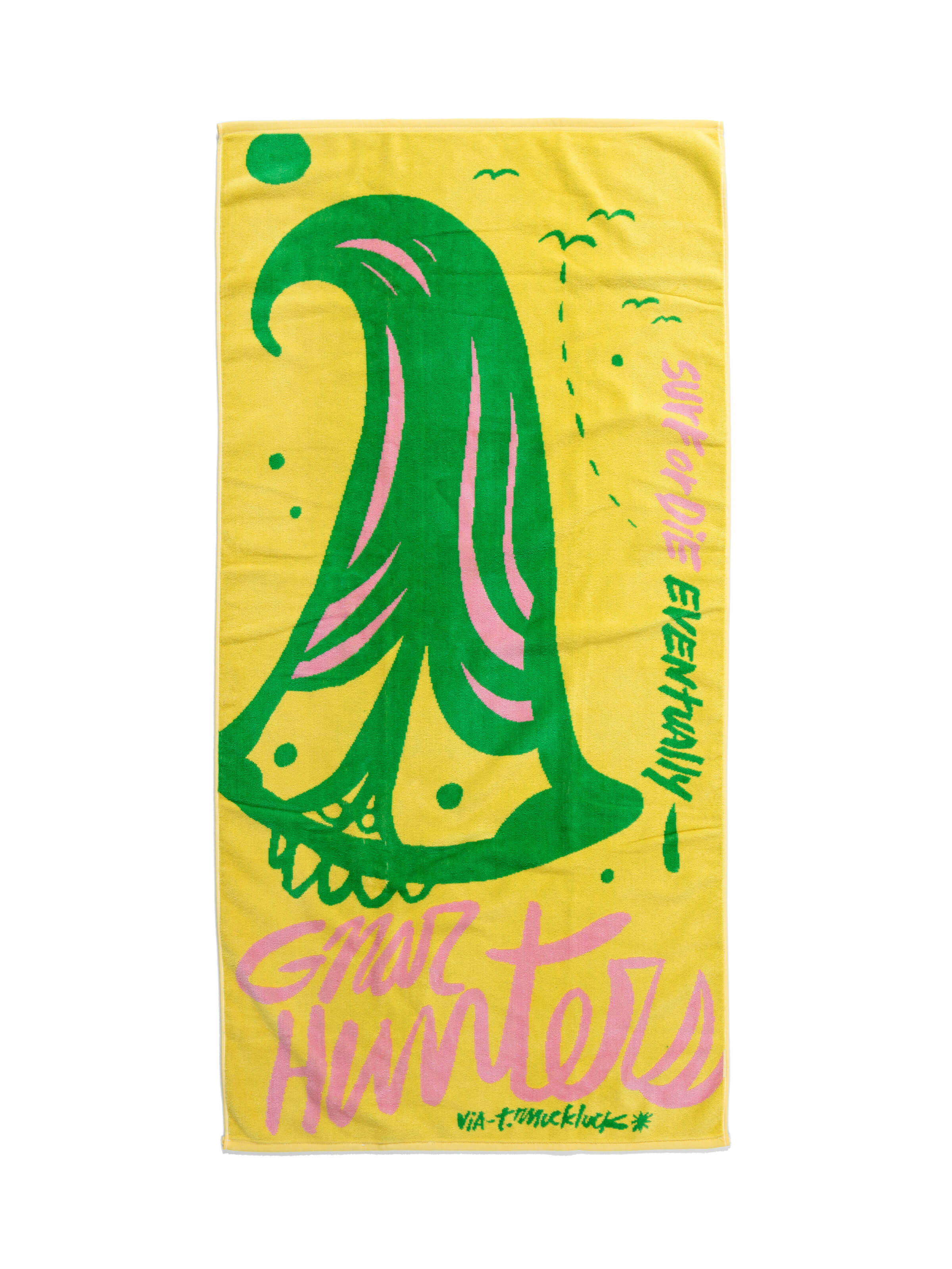 Gnarhunters Thomas Campbell Towel - Yellow - Mollusk Surf Shop
