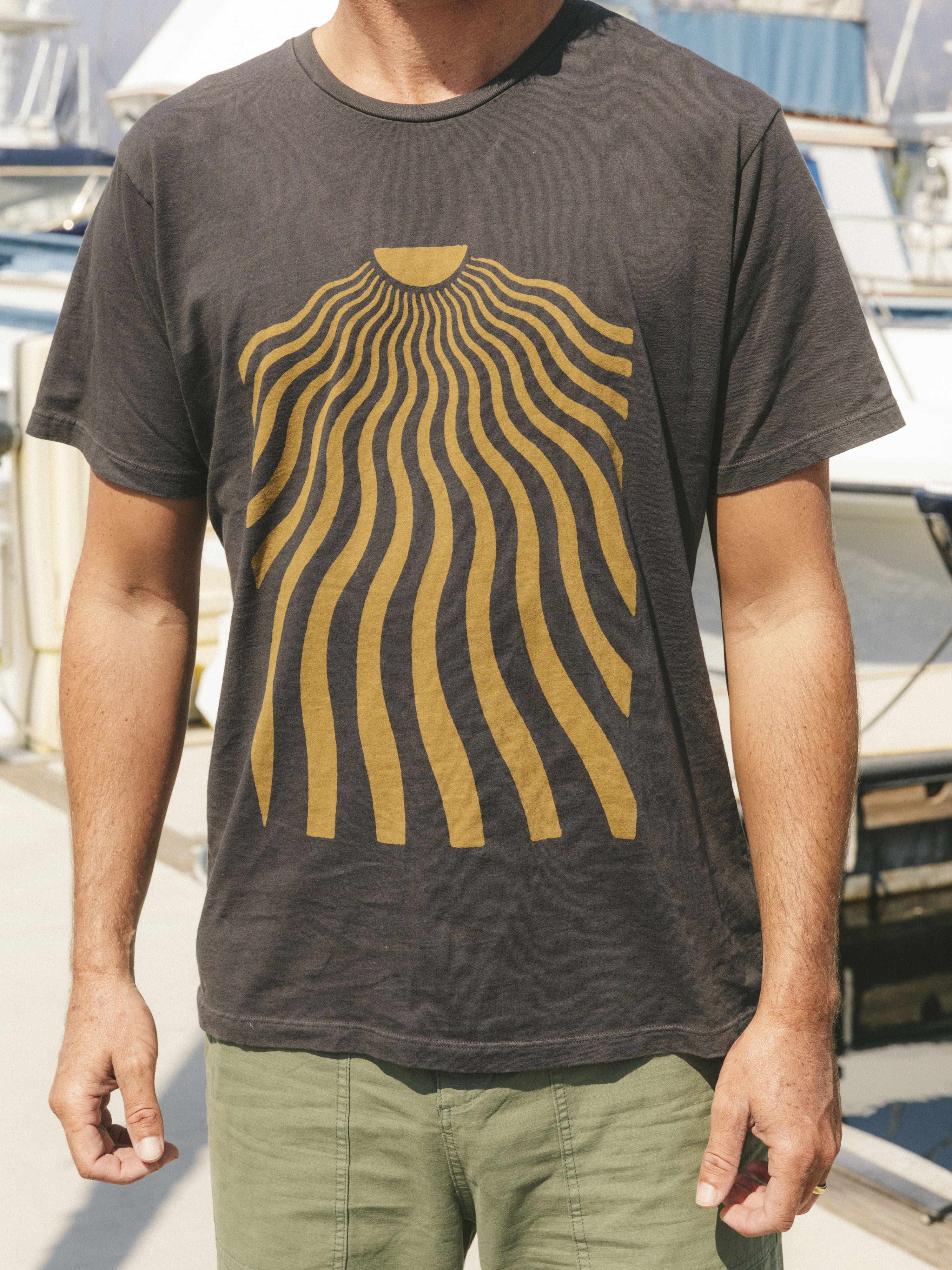 Gold Ra Tee - S - Mollusk Surf Shop