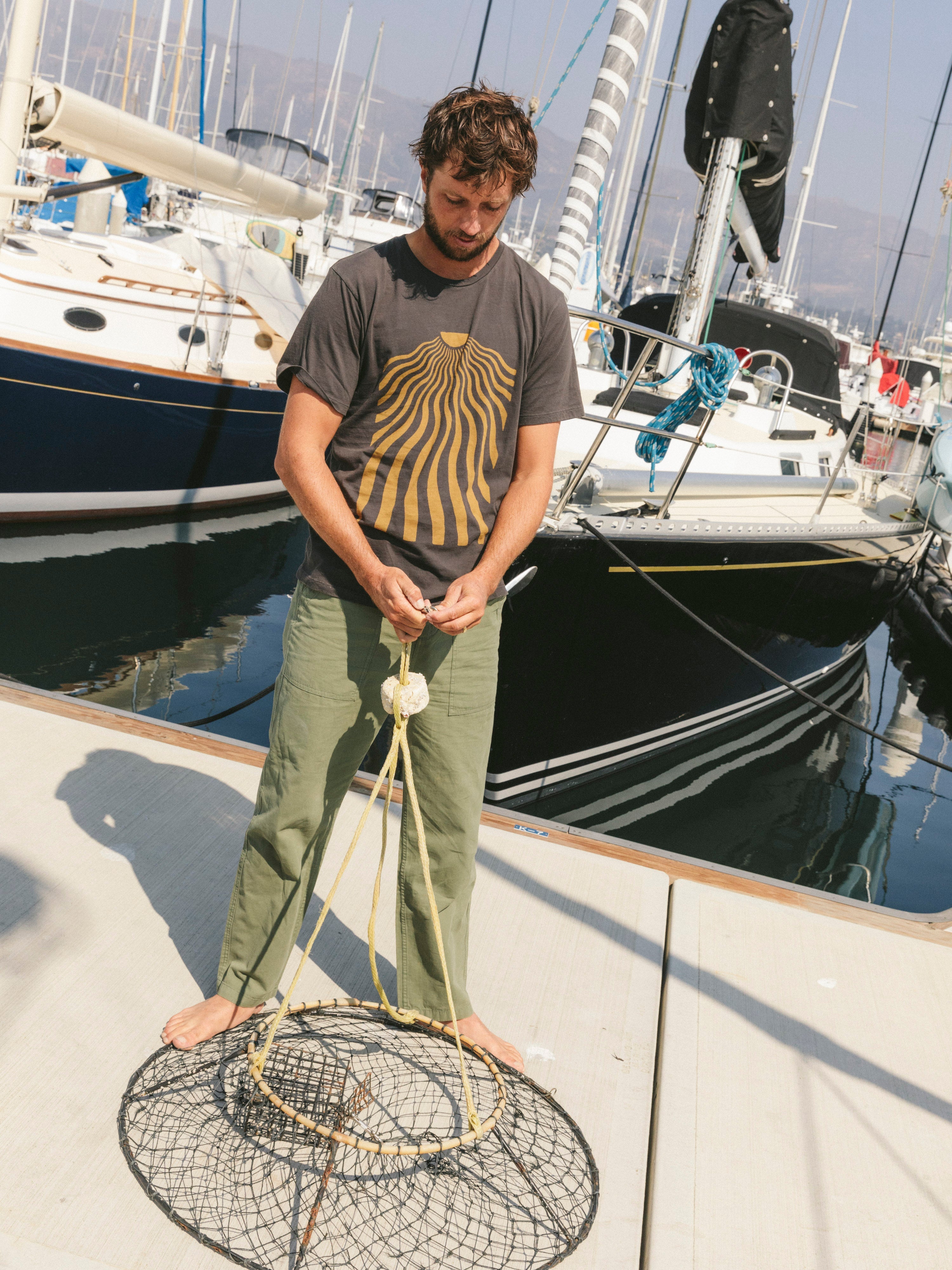 Gold Ra Tee - S - Mollusk Surf Shop