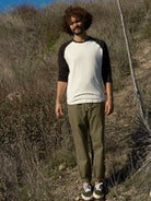 Hemp Baseball Tee - S - Mollusk Surf Shop