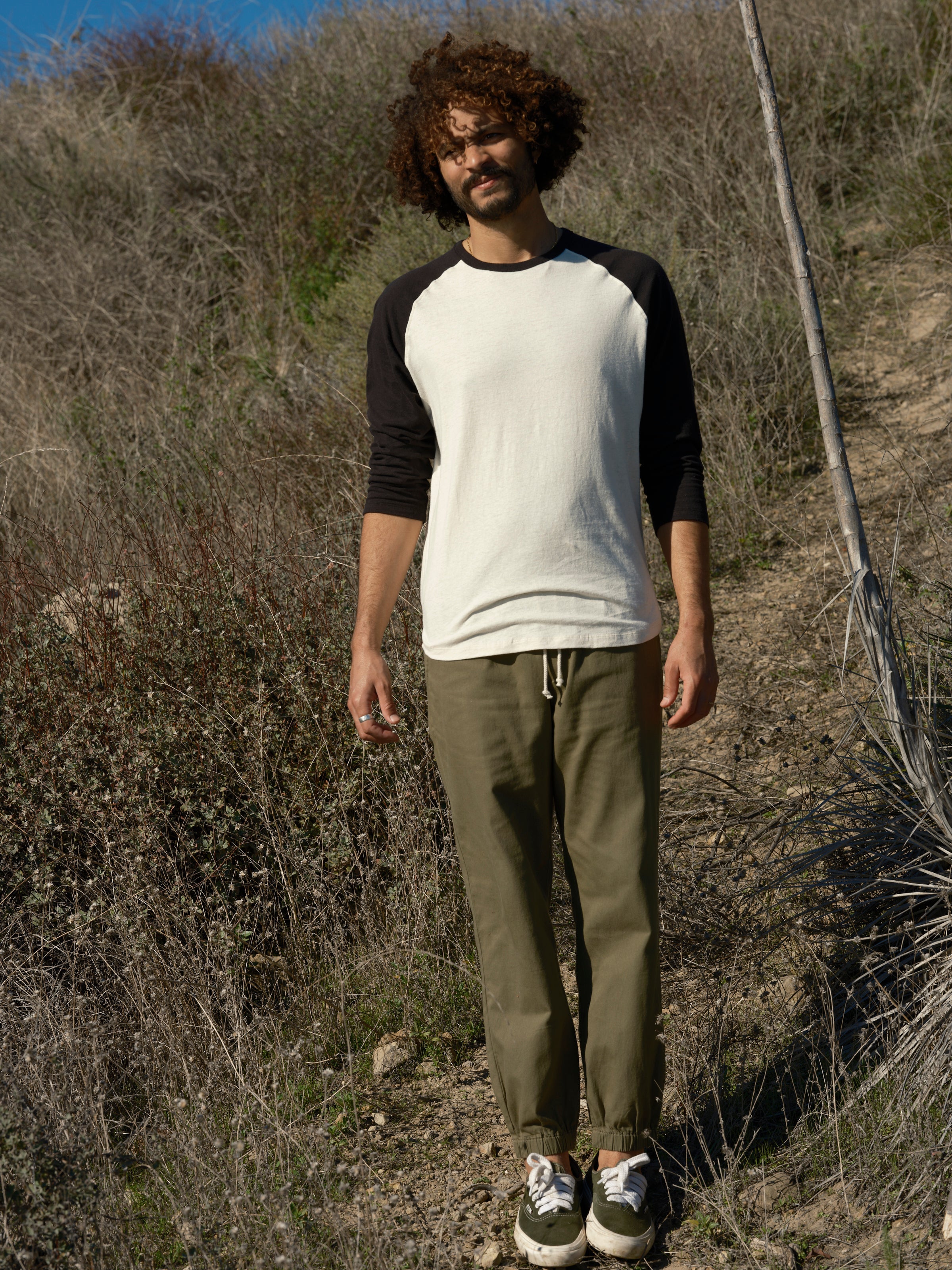 Hemp Baseball Tee - S - Mollusk Surf Shop