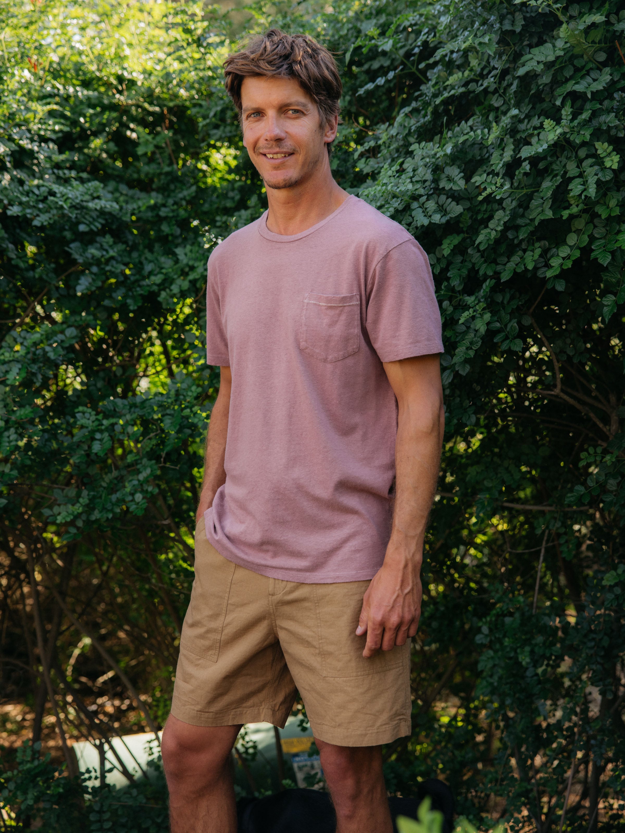 Hemp Pocket Tee - S - Mollusk Surf Shop