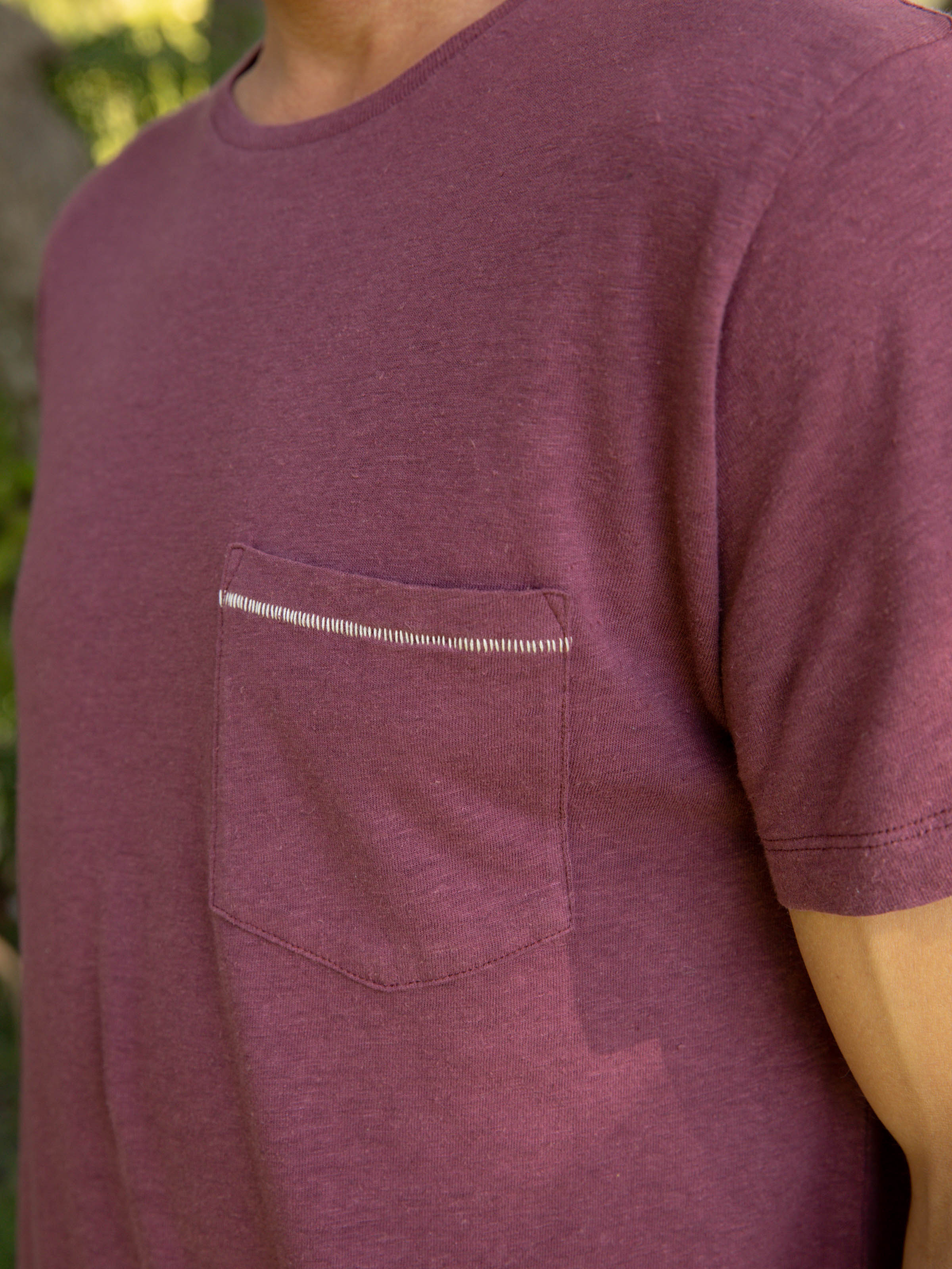 Hemp Pocket Tee - S - Mollusk Surf Shop
