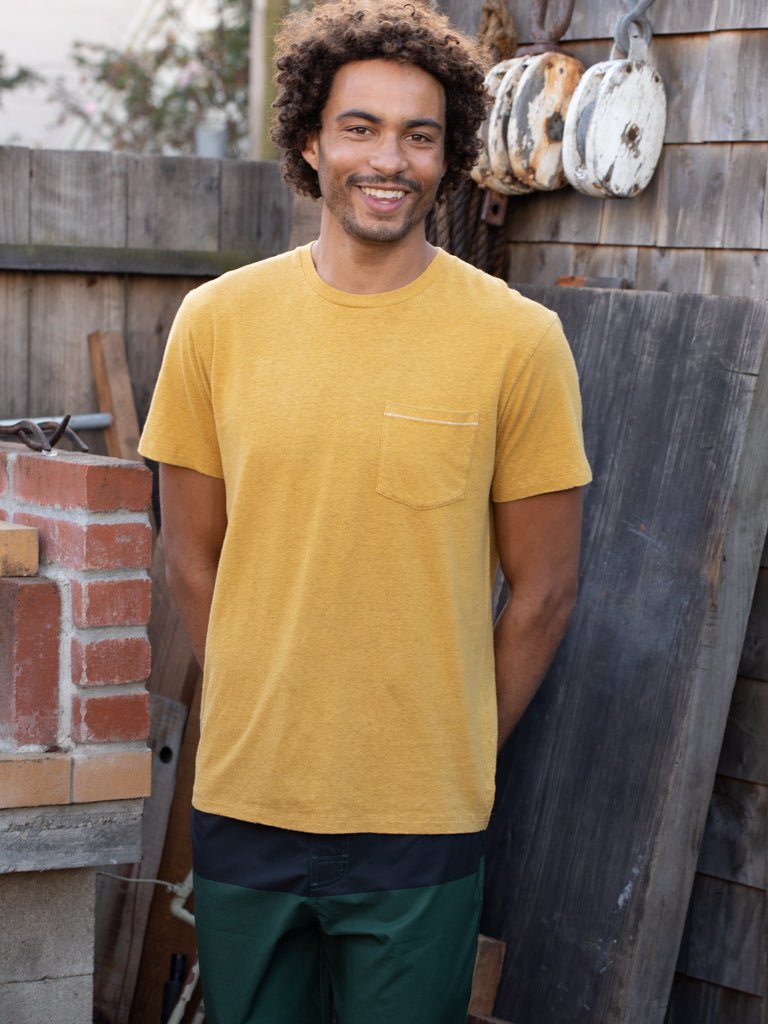 Hemp Pocket Tee - S - Mollusk Surf Shop