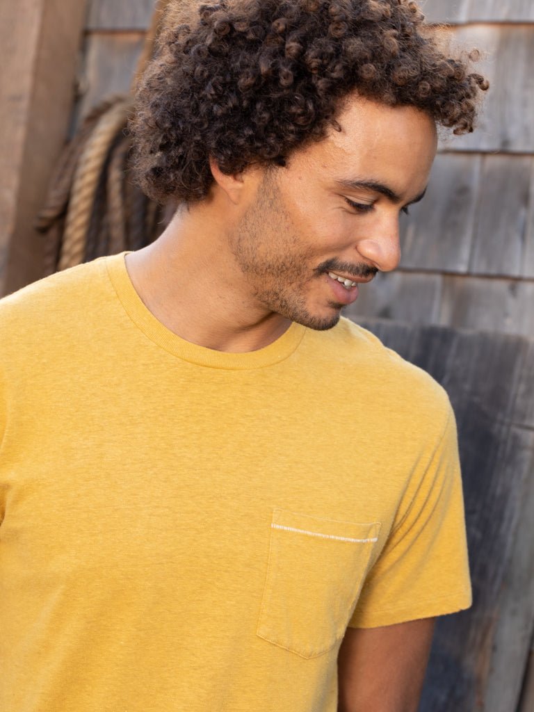 Hemp Pocket Tee - S - Mollusk Surf Shop