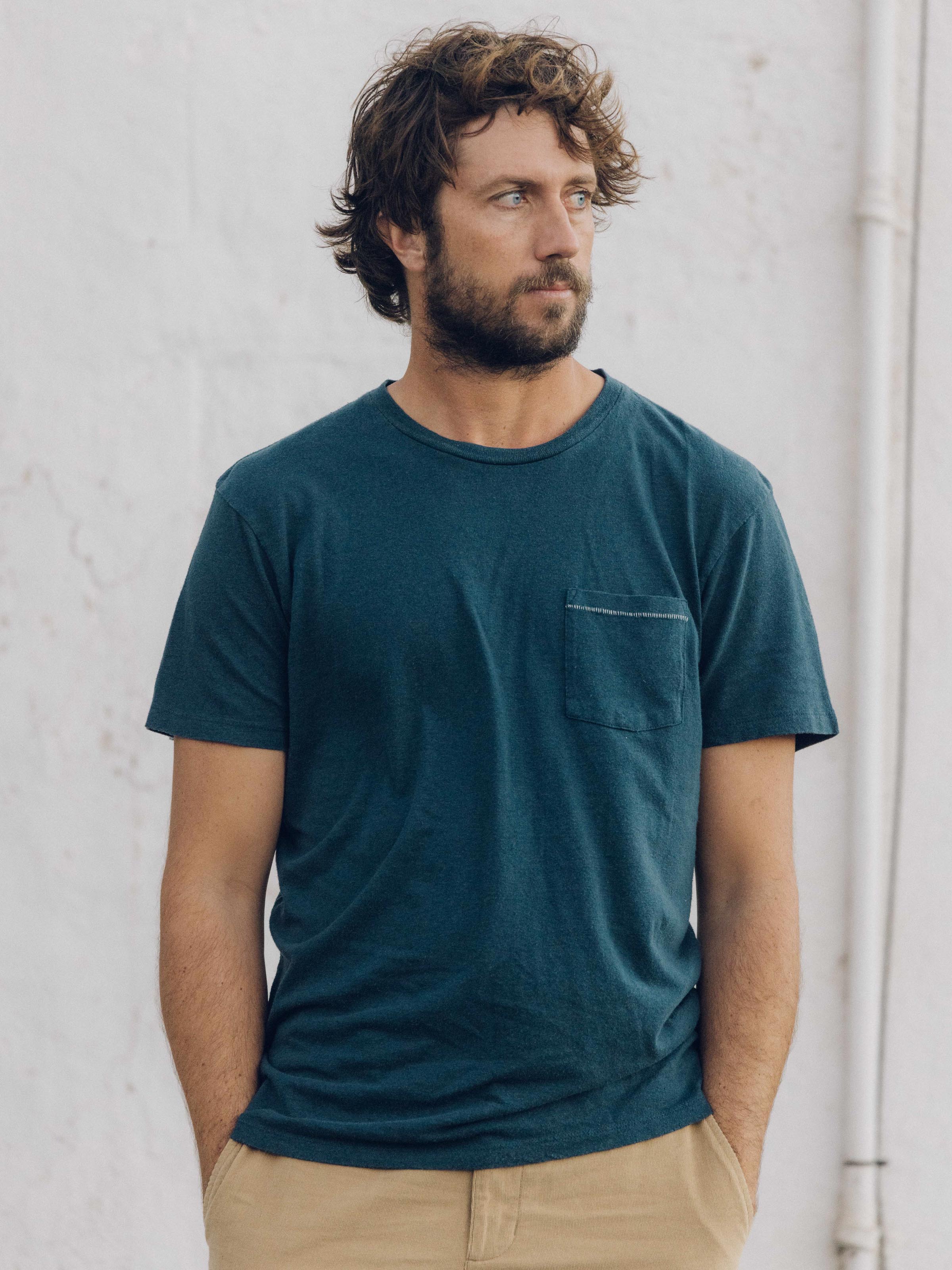 Hemp Pocket Tee - S - Mollusk Surf Shop